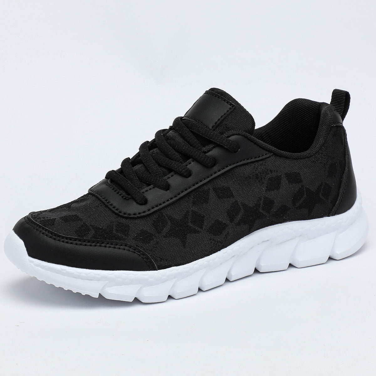 White shoes breathable lightweight casual sports women's shoes soft soled running shoes, unisex