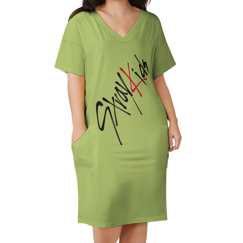 Loose pocket dress, Stray kids, K-pop Demon Hunters