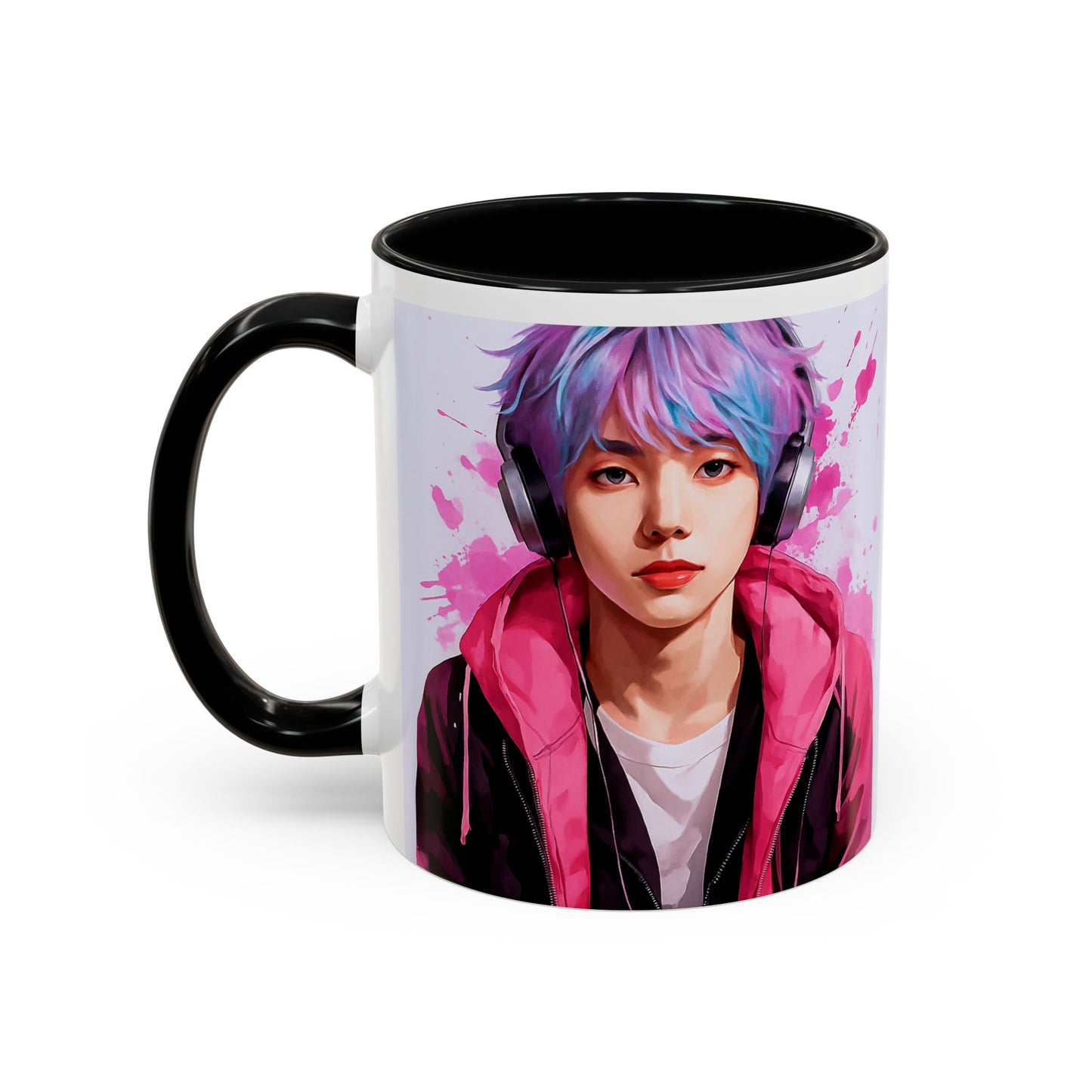 K-Pop Universe Accent, Double face,Coffee Mug - Perfect Gift for Fans, Unique Collectible, Music Lover's Mug, Trendy Drinkware, Birthday Present