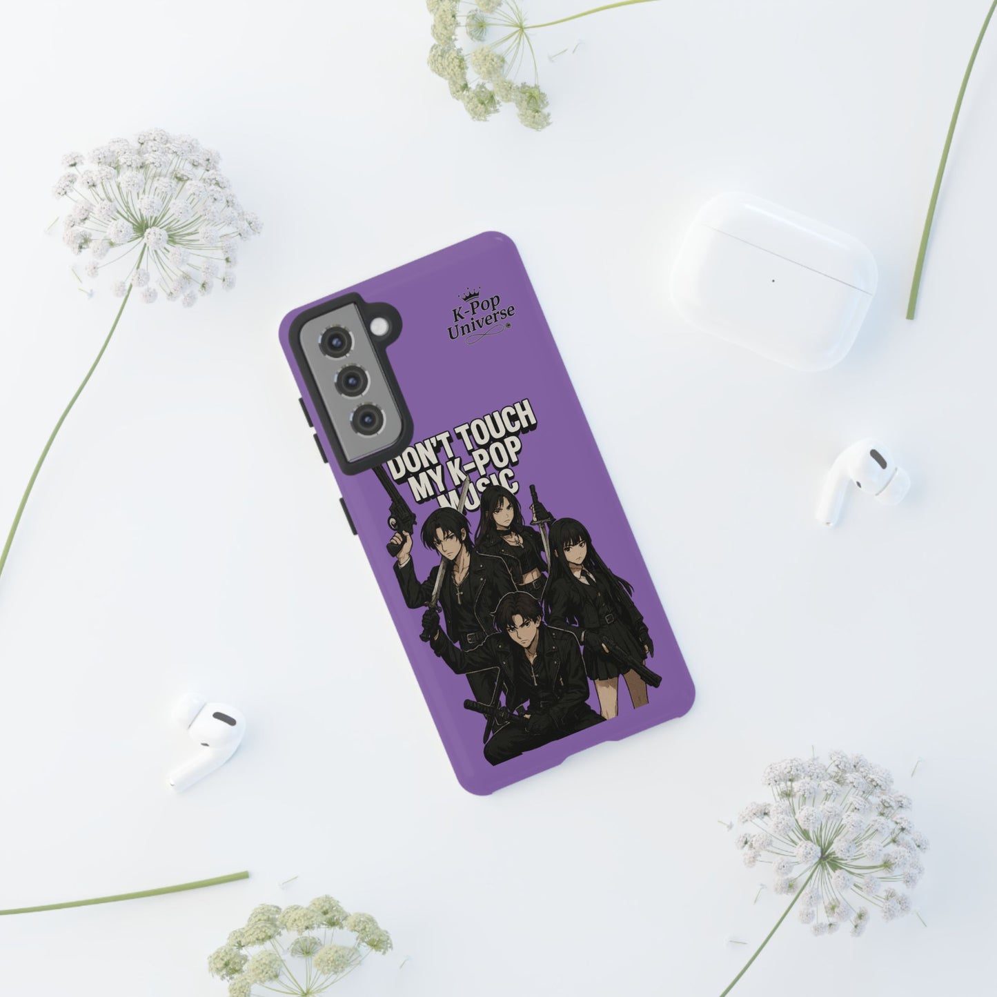 K-Pop Phone Case, Don't Touch My K-Pop Music Cover, Gift for Fans, Cute K-Pop Merchandise, Trending Phone Accessories
