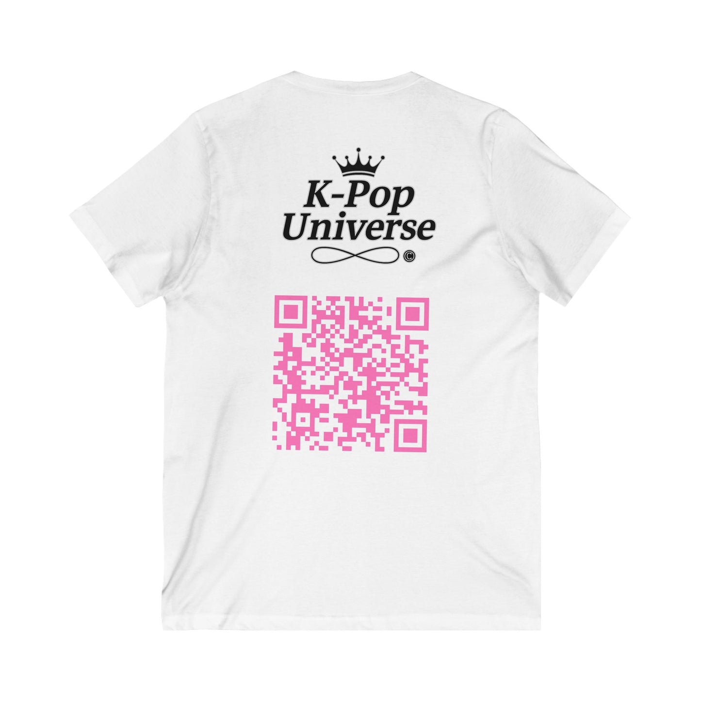 K-Pop Universe Unisex V-Neck Tee, Trendy Tee for Fans, Music Lover Apparel, Perfect for Concerts, Birthday Gift, Everyday Style