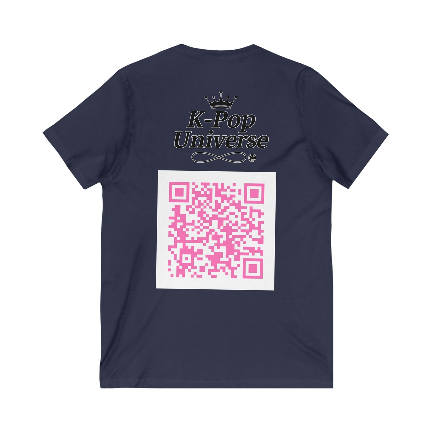 K-Pop Universe Unisex V-Neck Tee, Trendy Tee for Fans, Music Lover Apparel, Perfect for Concerts, Birthday Gift, Everyday Style