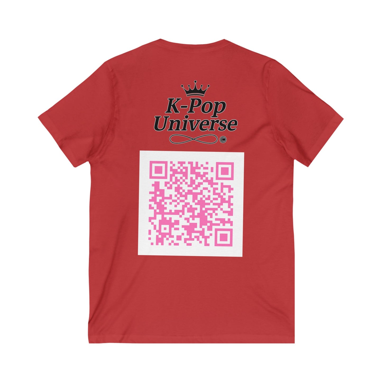 K-Pop Universe Unisex V-Neck Tee, Trendy Tee for Fans, Music Lover Apparel, Perfect for Concerts, Birthday Gift, Everyday Style