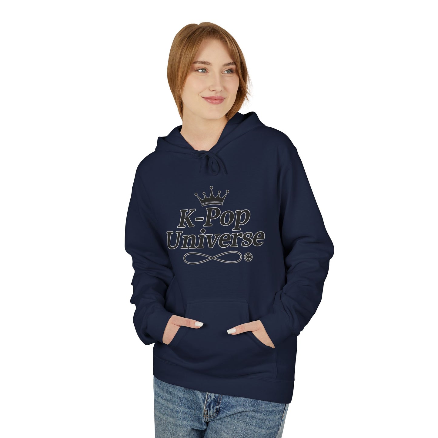 K-Pop Universe Stylish Unisex Fleece Hoodie | Cozy Concert Attire, Gift for Music Lovers, Casual Streetwear, Festival Outfit, Trendy Apparel