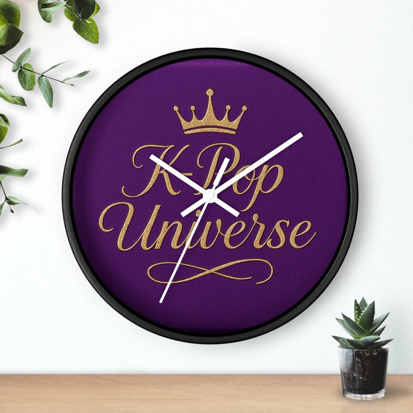 K-Pop Universe Wall Clock | Perfect Gift for Fans, Home Decor, Music Lovers, Stylish Timepiece, Unique Birthday Present