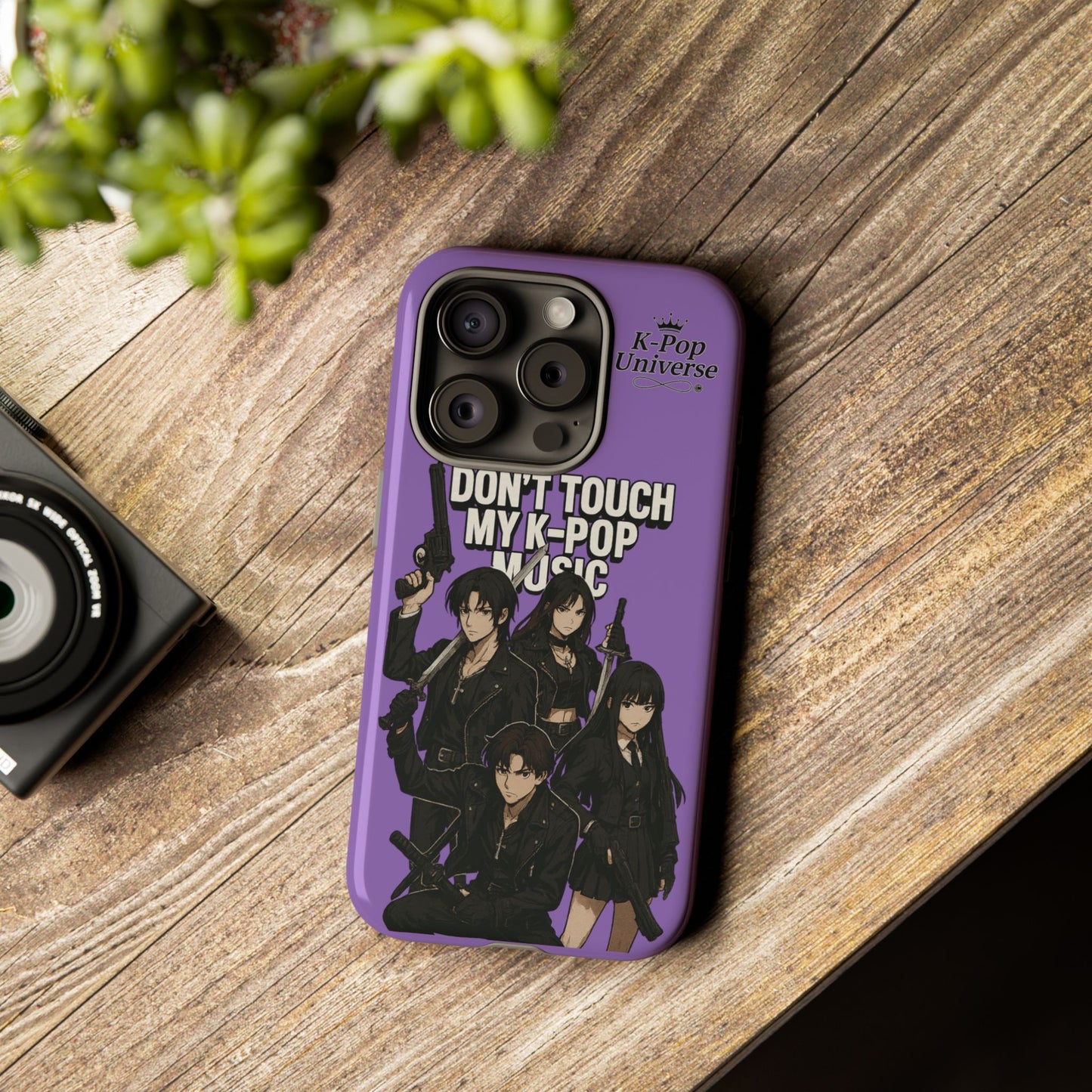 K-Pop Phone Case, Don't Touch My K-Pop Music Cover, Gift for Fans, Cute K-Pop Merchandise, Trending Phone Accessories