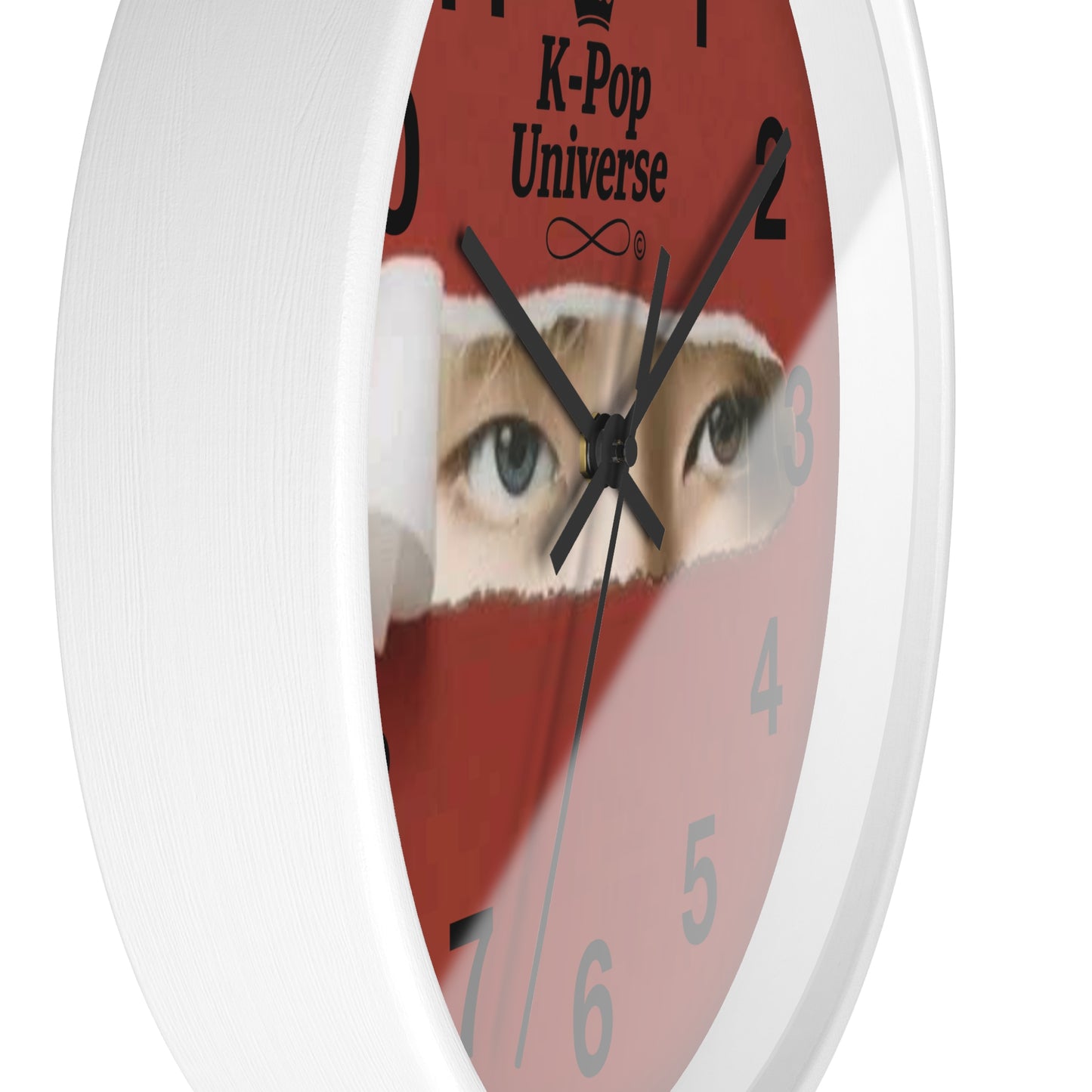 K-Pop Universe Wall Clock, K-Pop Decor, Unique Gift, Home Decoration, Music Lover Accessory, Trendy Wall Art, Kim TAEHYUNG/BTS
