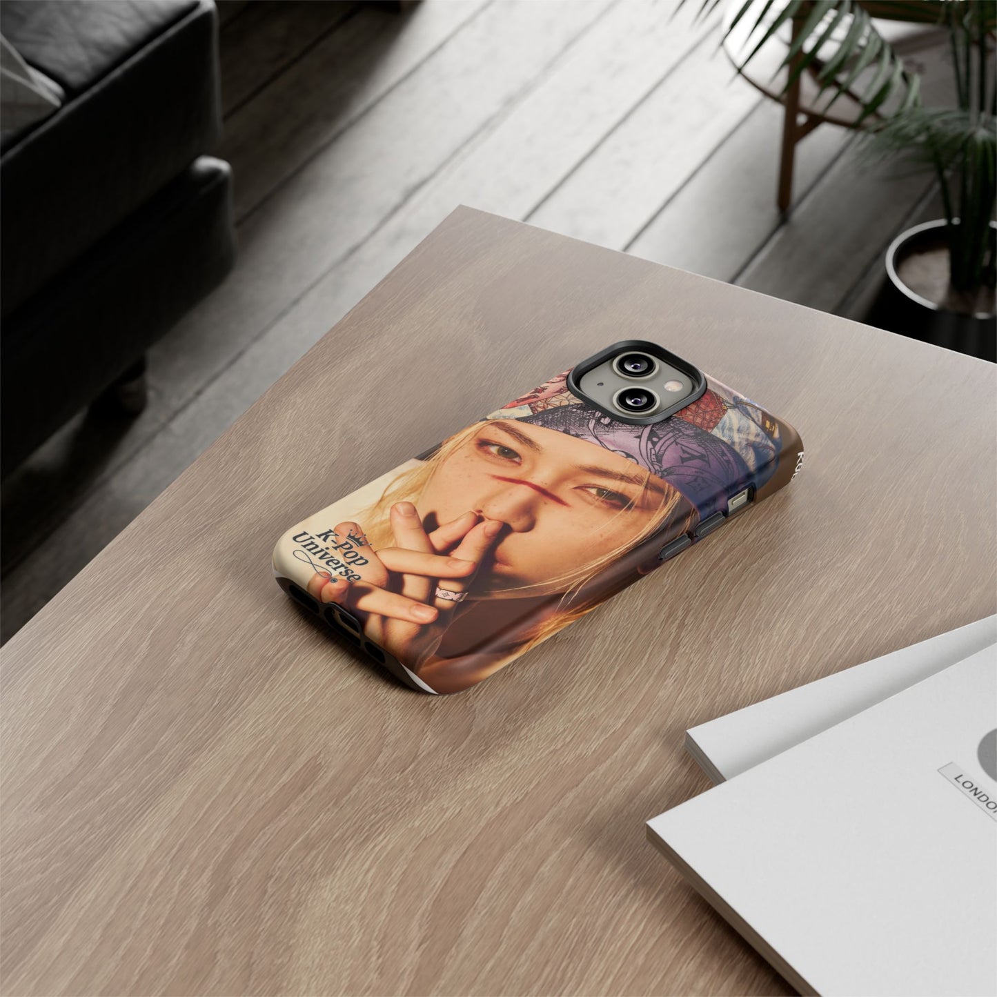 K-Pop Tough Phone Case, Stylish K-Pop Accessory, Trendy Gift for Fans, Birthday Present, Unique Phone Case Design