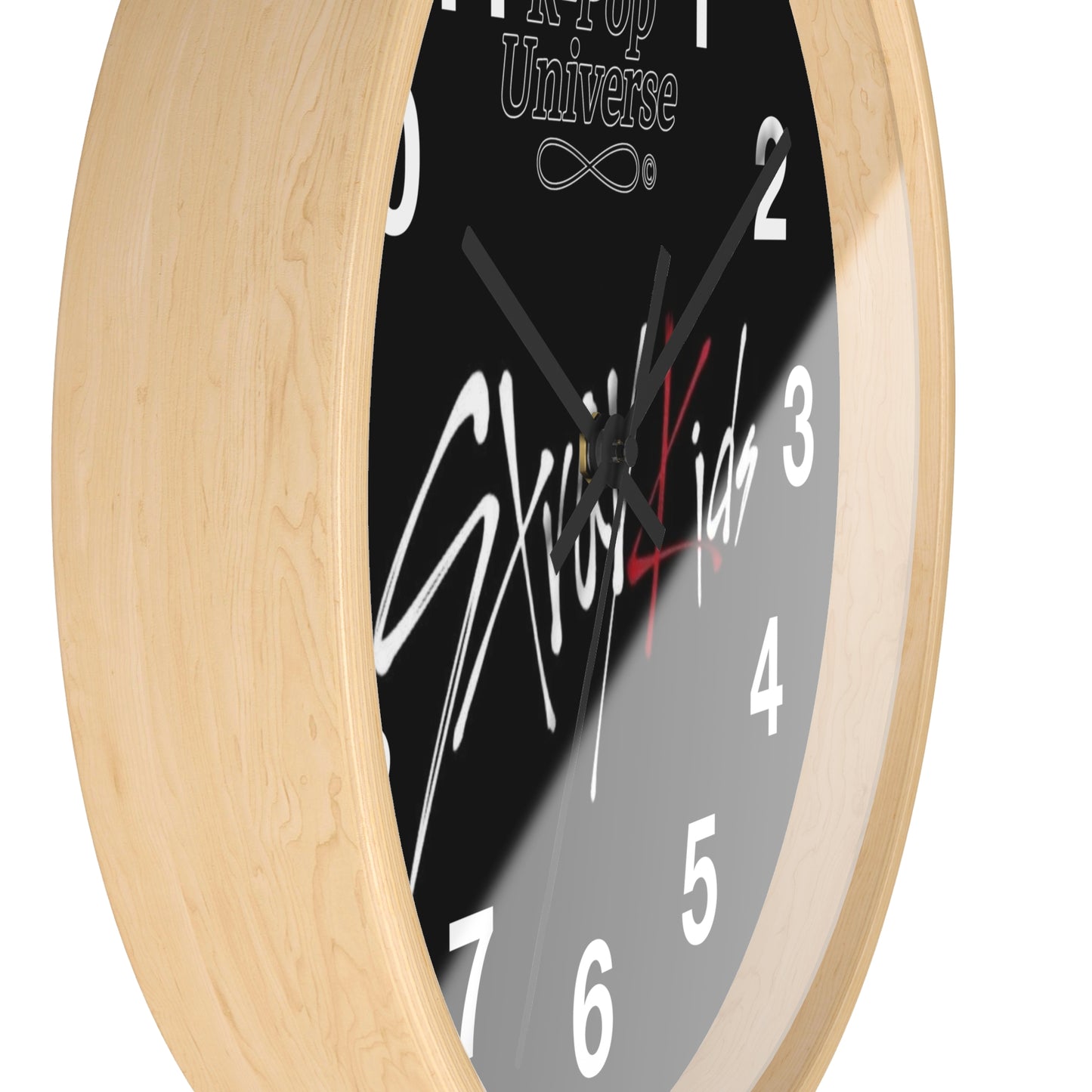 K-Pop Stray Kids Wall Clock, Unique Home Decor, Gift for Music Lovers, Cool Wall Art, Modern Timepiece, Fan Merchandise
