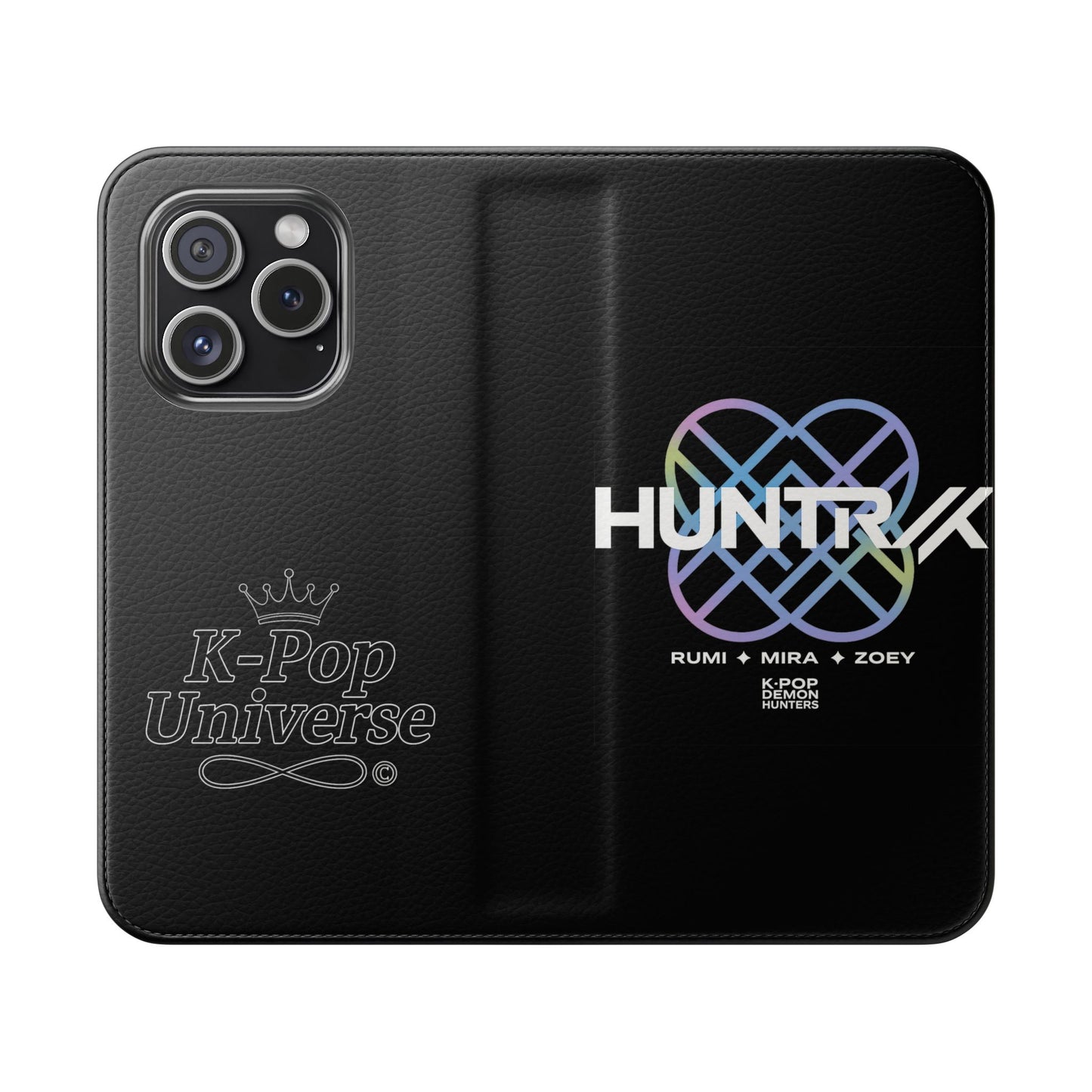 LIMITED EDITION❗K-Pop Universe Flip Cases - Stylish Phone Wallet, Perfect for Fans, Gift for Music Lovers, Trendy Accessory, Smartphones, Huntrax, K-POP demon hunters, k-pop universe