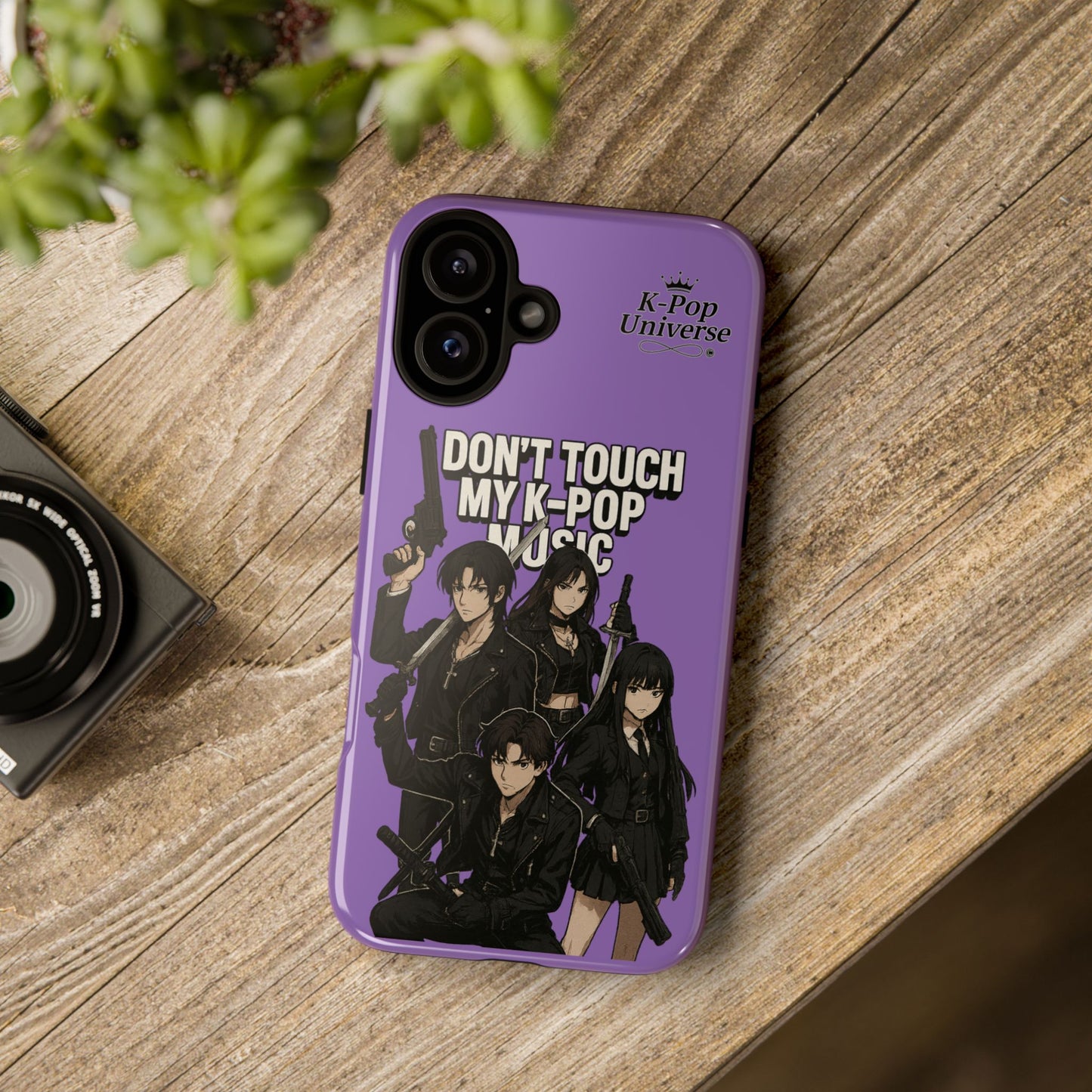 K-Pop Phone Case, Don't Touch My K-Pop Music Cover, Gift for Fans, Cute K-Pop Merchandise, Trending Phone Accessories