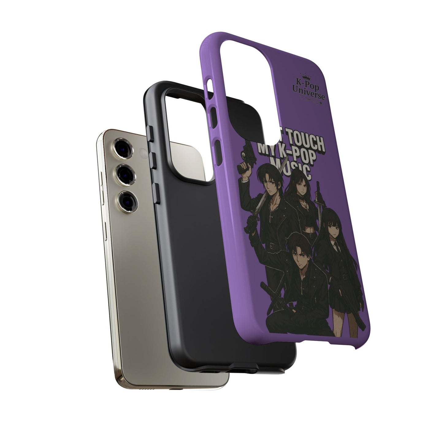 K-Pop Phone Case, Don't Touch My K-Pop Music Cover, Gift for Fans, Cute K-Pop Merchandise, Trending Phone Accessories