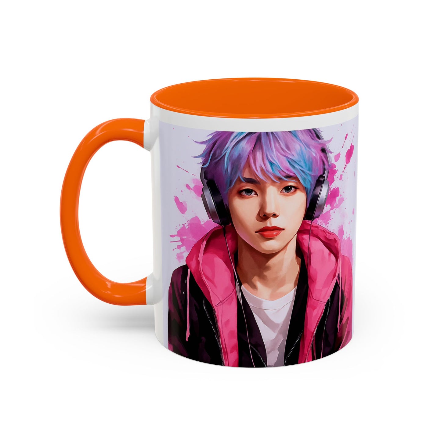 K-Pop Universe Accent, Double face,Coffee Mug - Perfect Gift for Fans, Unique Collectible, Music Lover's Mug, Trendy Drinkware, Birthday Present