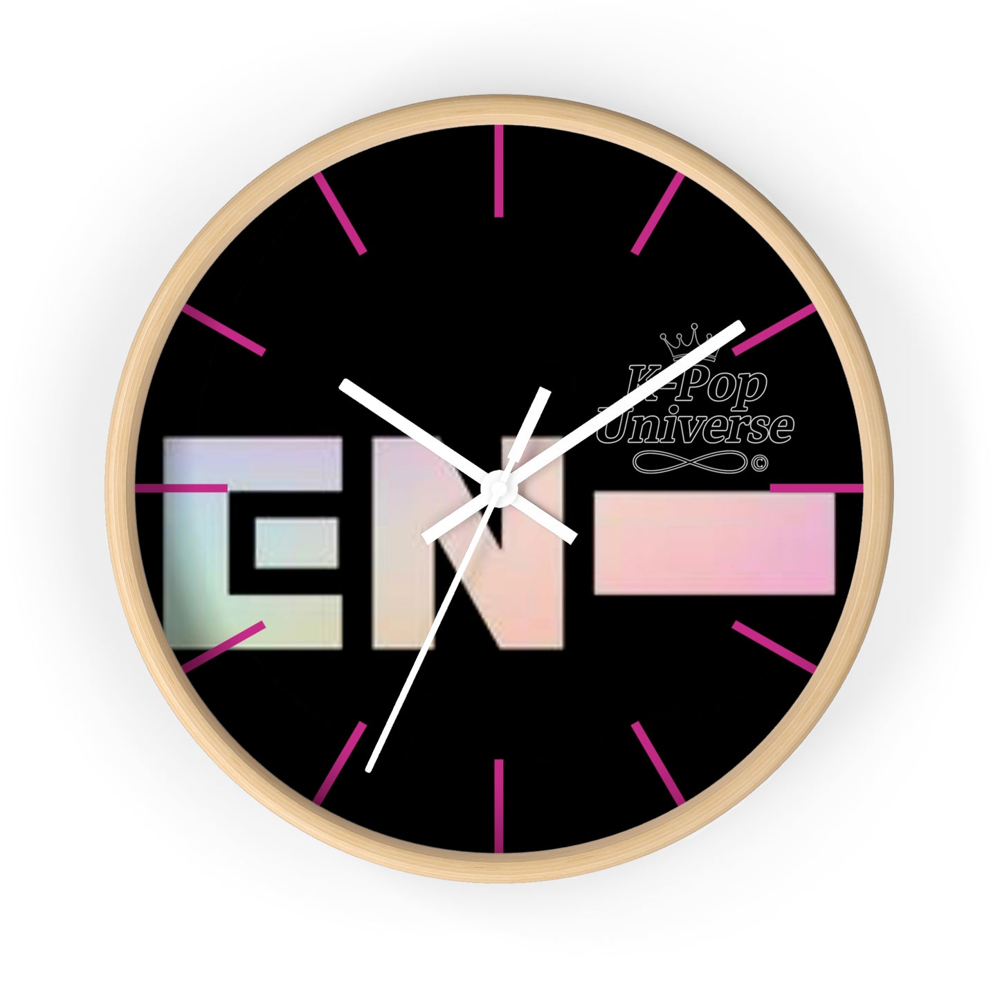 K-Pop Themed Wall Clock, Stylish Home Decor, J-Pop Universe Decoration, Unique Gift for Fans, Musician Inspired Wall Art