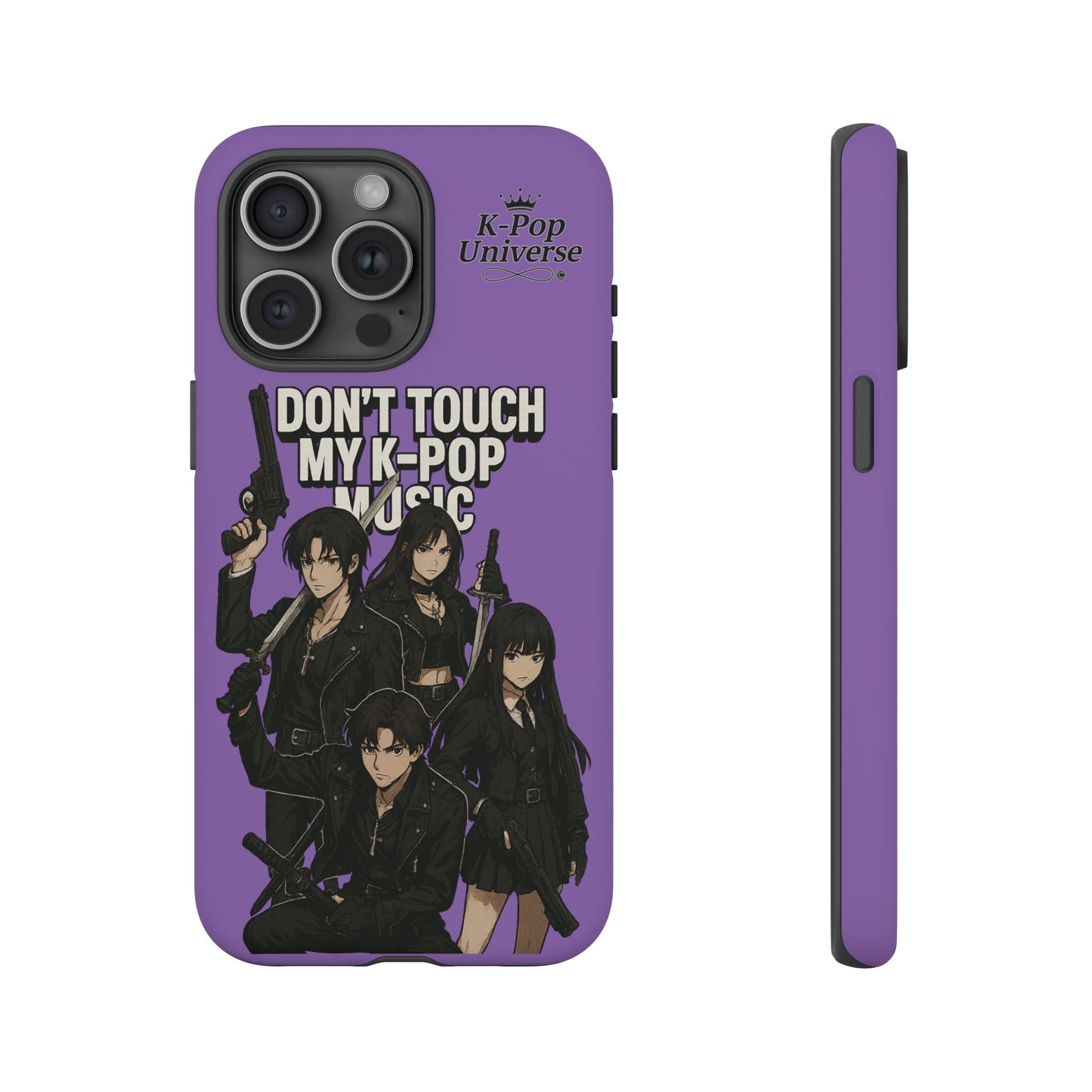 K-Pop Phone Case, Don't Touch My K-Pop Music Cover, Gift for Fans, Cute K-Pop Merchandise, Trending Phone Accessories