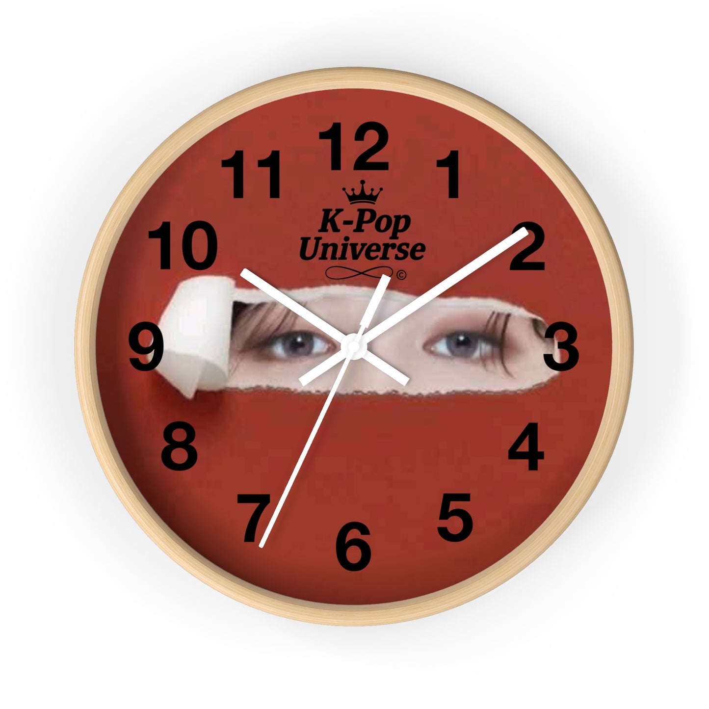 K-Pop Universe Wall Clock, Unique Home Decor, Music Lover Gift, Stylish Timepiece, K-Pop Fan Decor, Room Accent,Jimin /BTS