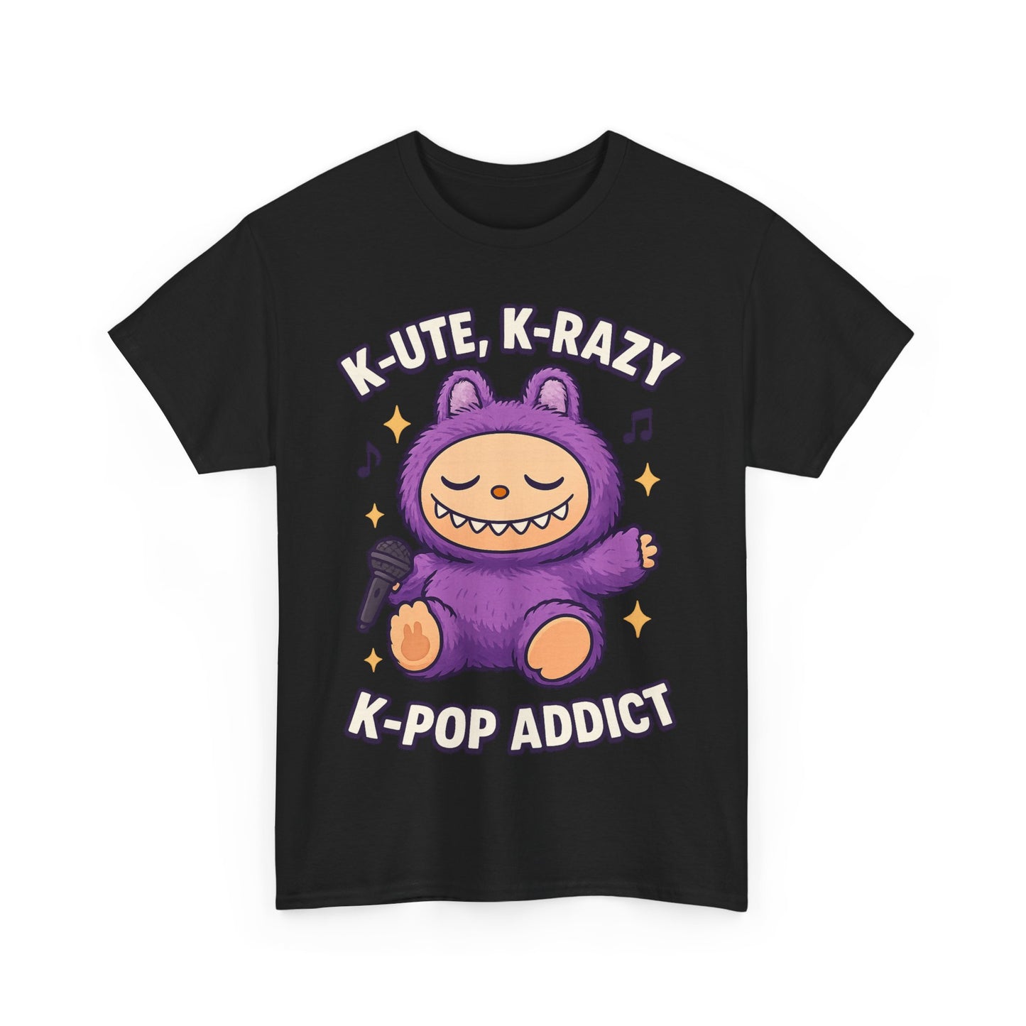 K-Pop Addict Tee, Cute Kawaii T-Shirt, Unisex Cotton Shirt, Music Lover Gift, K-Pop Universe Apparel