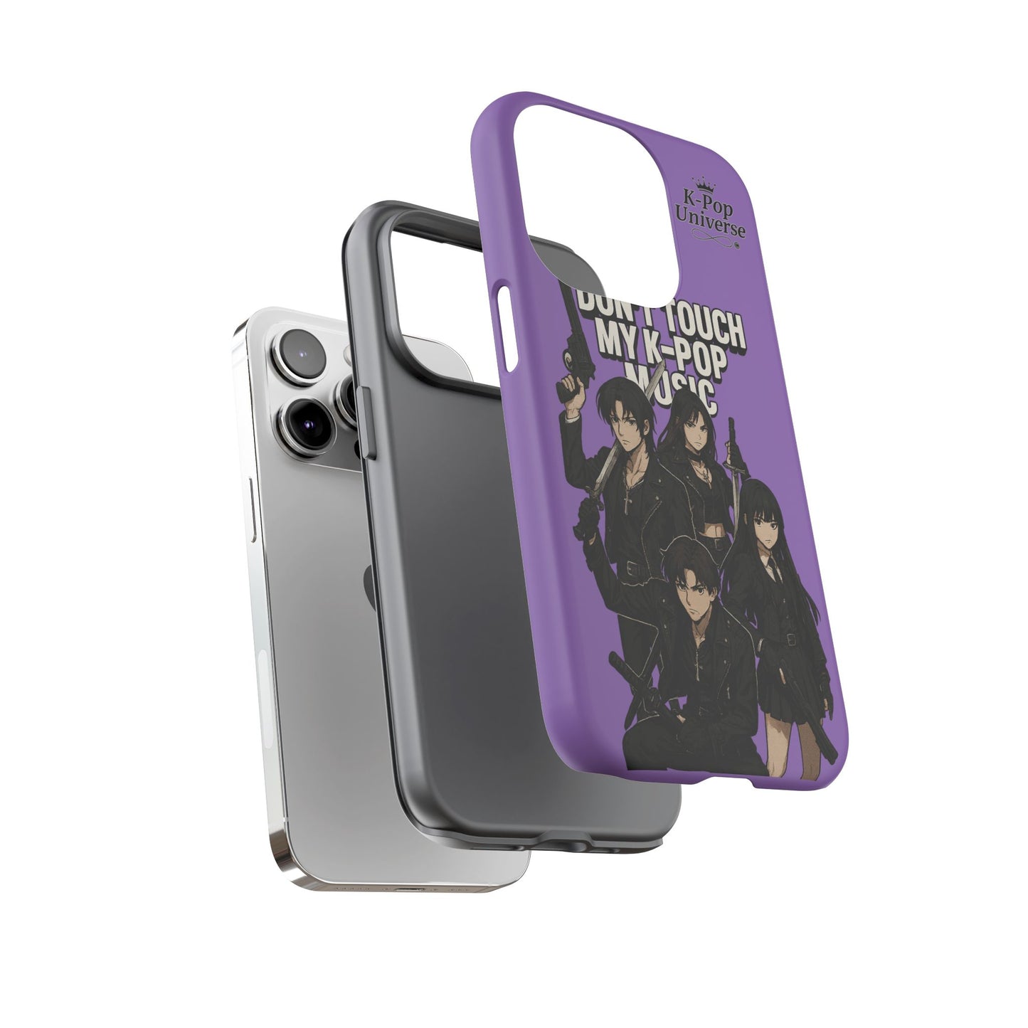 K-Pop Phone Case, Don't Touch My K-Pop Music Cover, Gift for Fans, Cute K-Pop Merchandise, Trending Phone Accessories