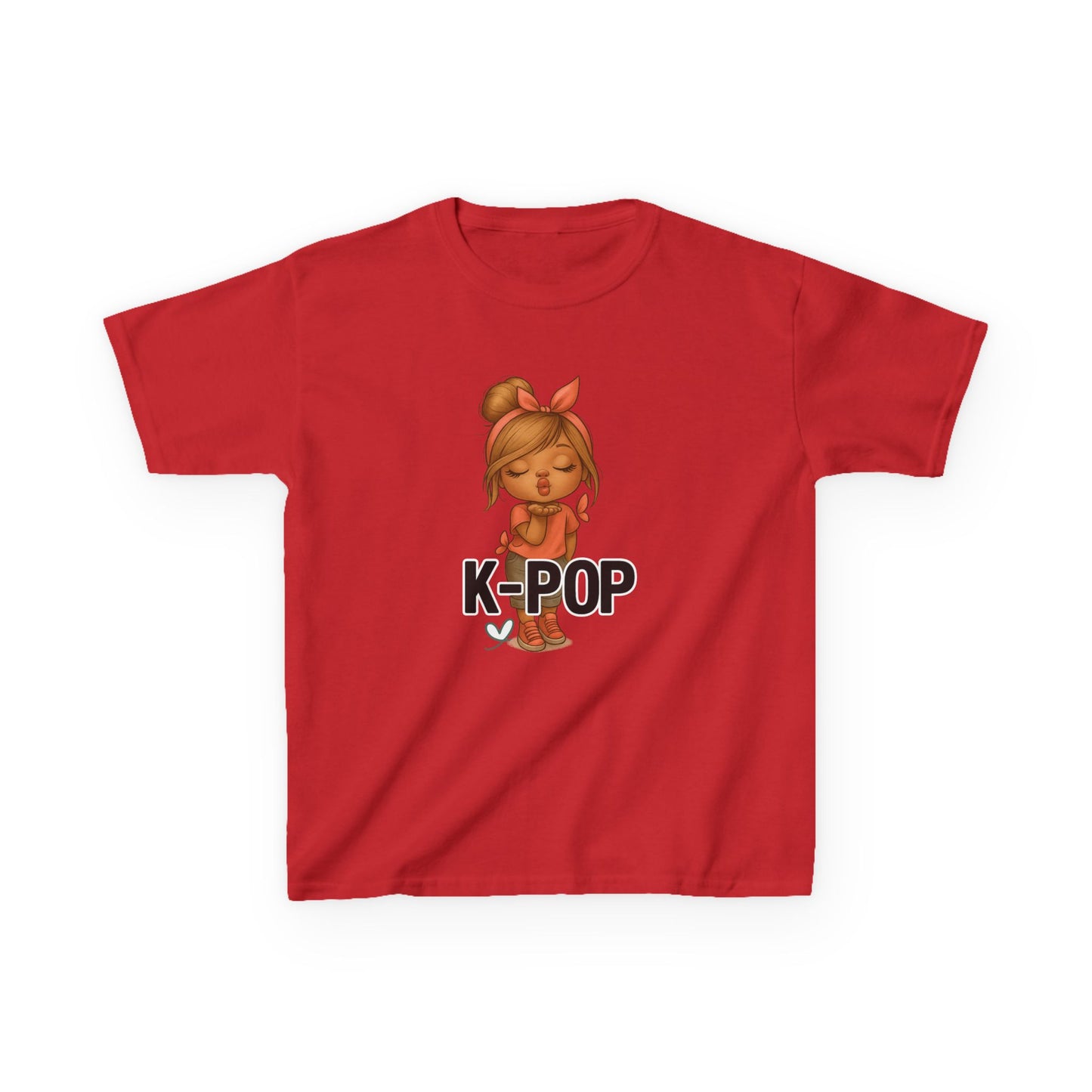 K-Pop Kids Tee, Comfortable Cotton T-Shirt for Young Fans, Cool Gift for Birthdays, Music Lovers, Fun Fashion for Summer