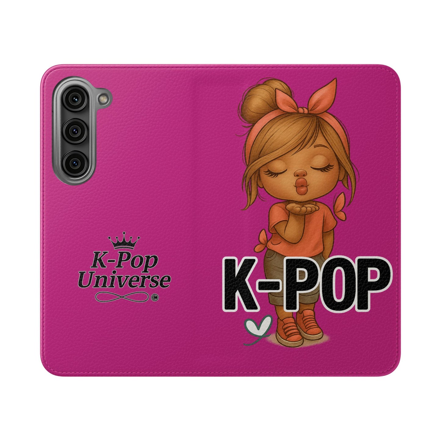 K-Pop Flip Case for Fans, Cute K-Pop Merchandise, Stylish Phone Cover, Ideal for Gifts, Birthday, Concerts, and Celebrations