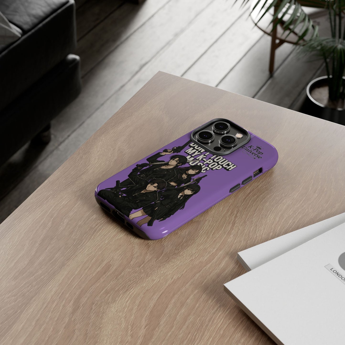K-Pop Phone Case, Don't Touch My K-Pop Music Cover, Gift for Fans, Cute K-Pop Merchandise, Trending Phone Accessories