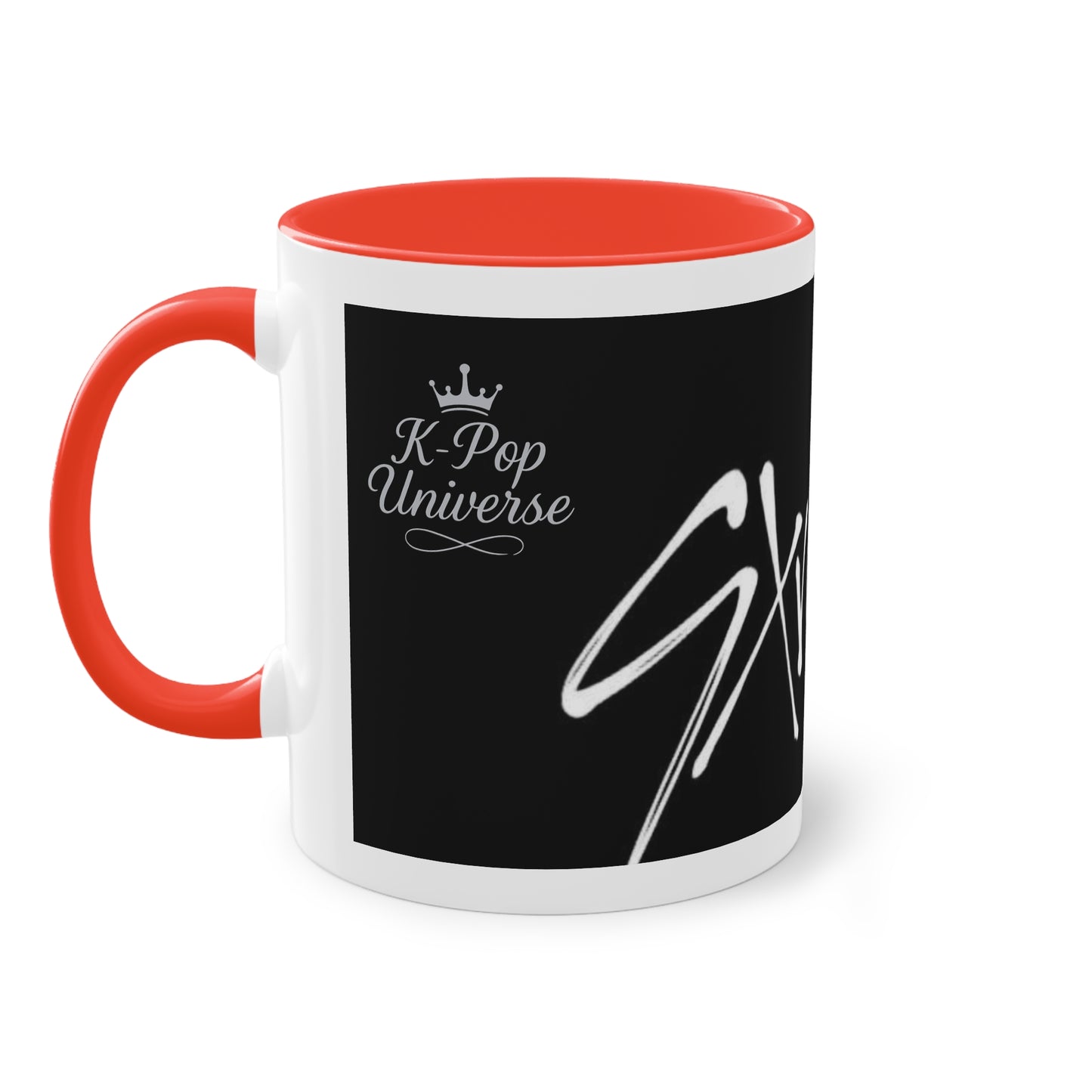 Stray Kids Two-Tone Coffee Mug | Artistic Drinkware, Gift for Fans, Home or Office Decor, Unique Collectible, Birthday Present