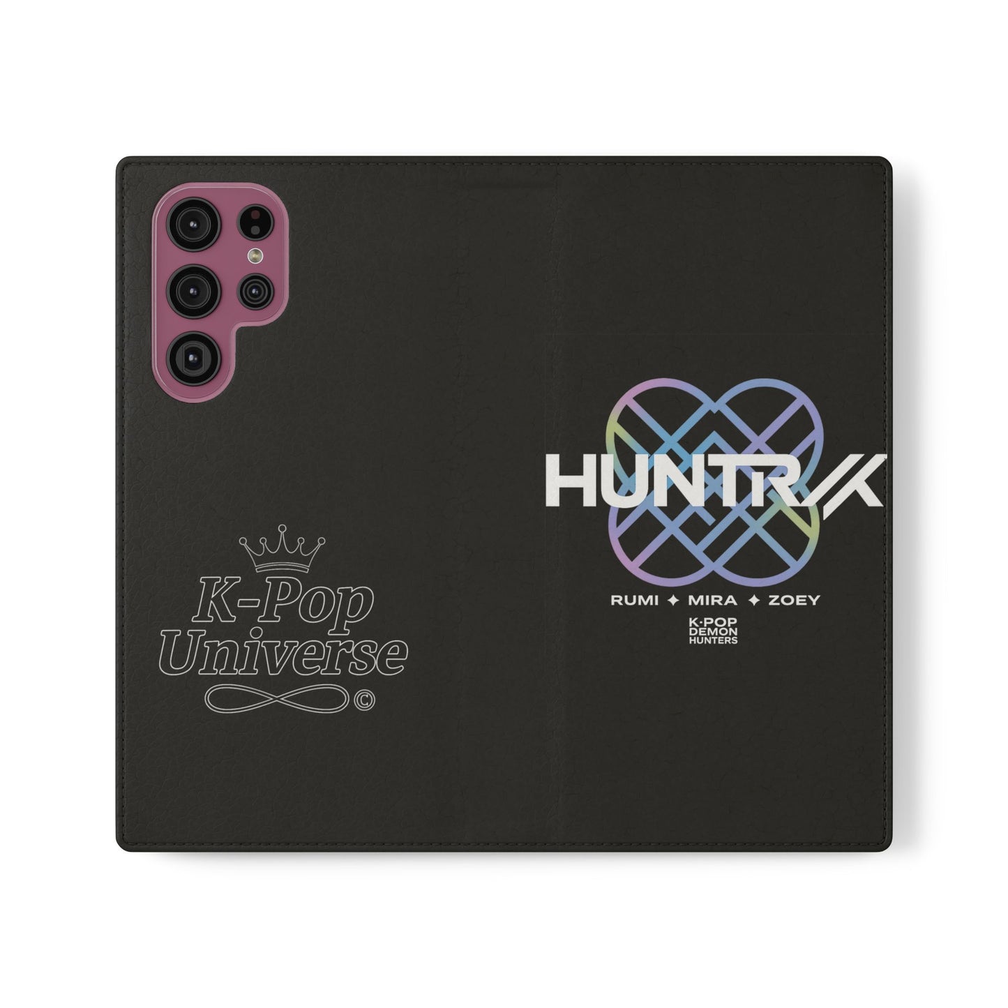 LIMITED EDITION❗K-Pop Universe Flip Cases - Stylish Phone Wallet, Perfect for Fans, Gift for Music Lovers, Trendy Accessory, Smartphones, Huntrax, K-POP demon hunters, k-pop universe