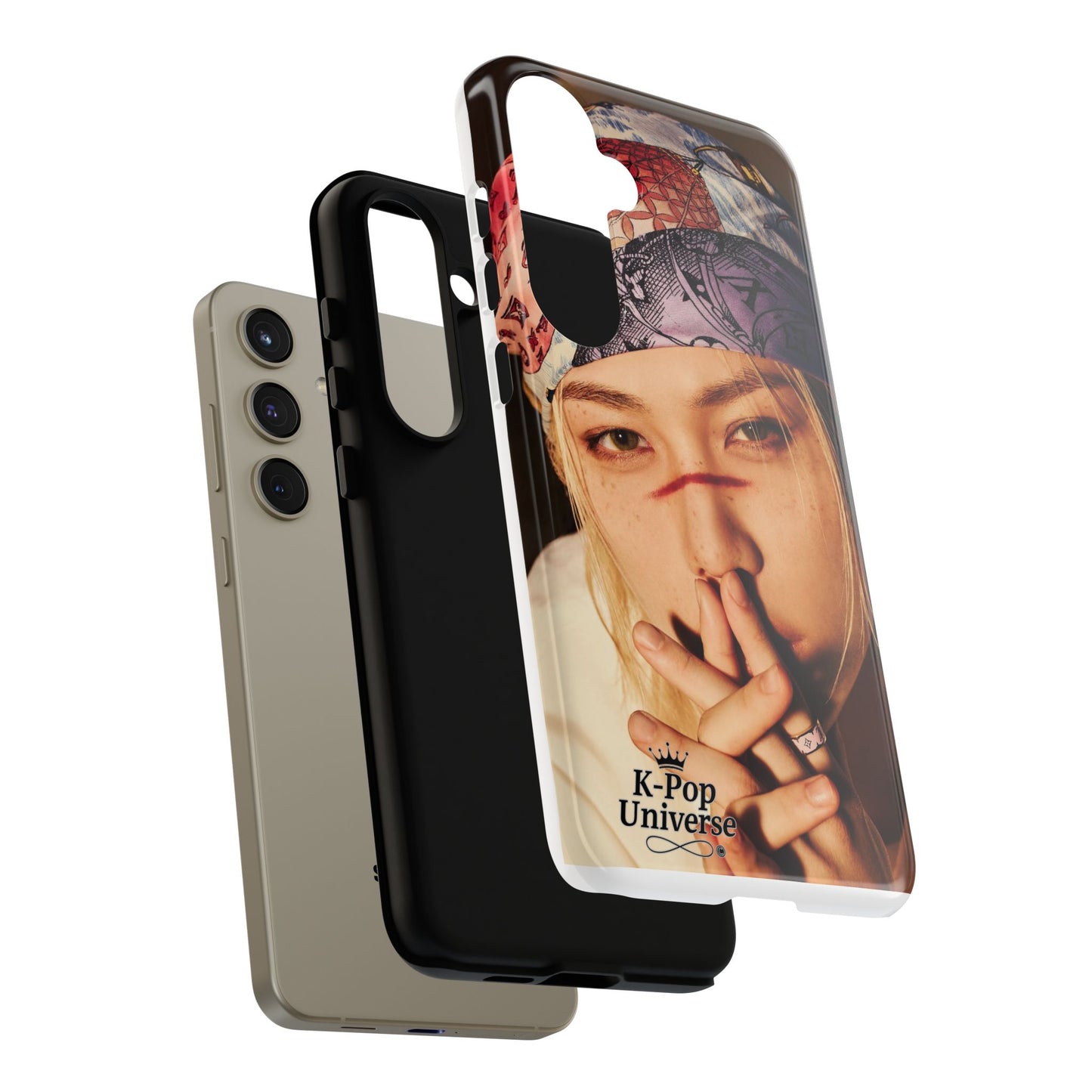 K-Pop Tough Phone Case, Stylish K-Pop Accessory, Trendy Gift for Fans, Birthday Present, Unique Phone Case Design