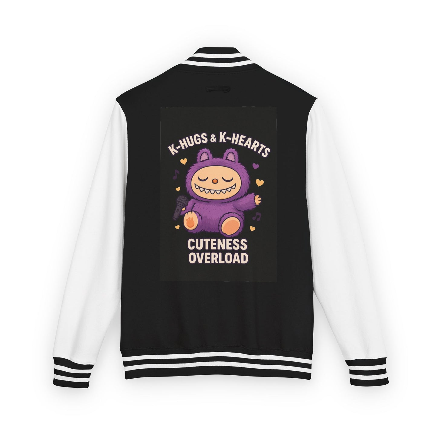 K-Pop Universe Letterman Jacket, Trendy Unisex Varsity Jacket, Cute Gift for K-Pop Fans, Stylish Casual Wear, Anime Inspired Apparel