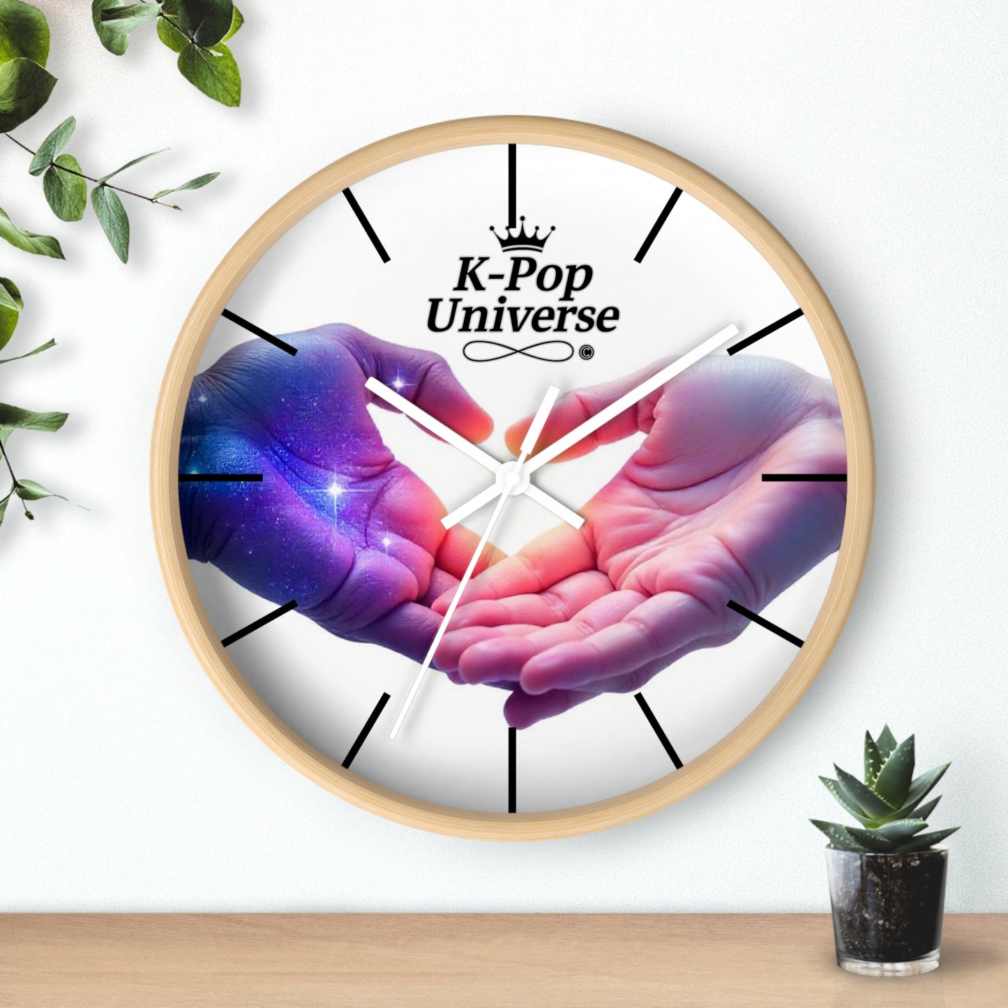 K-Pop Universe Wall Clock | Perfect Gift for Music Lovers, Home Décor, Fan Merchandise, Birthday Present, Room Decoration