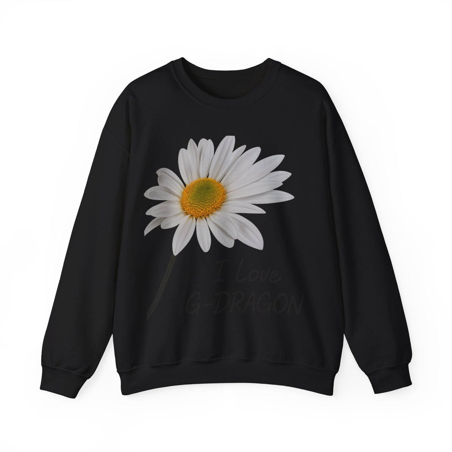 K-Pop Love Sweatshirt, I Love G-DRAGON Sweatshirt, Unisex K-Pop Crewneck, Gift for K-Pop Fans, Comfortable Music Apparel,GD,I Love G-DRAGON