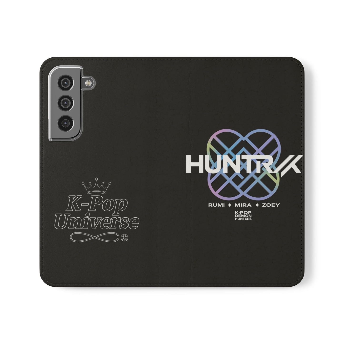 LIMITED EDITION❗K-Pop Universe Flip Cases - Stylish Phone Wallet, Perfect for Fans, Gift for Music Lovers, Trendy Accessory, Smartphones, Huntrax, K-POP demon hunters, k-pop universe