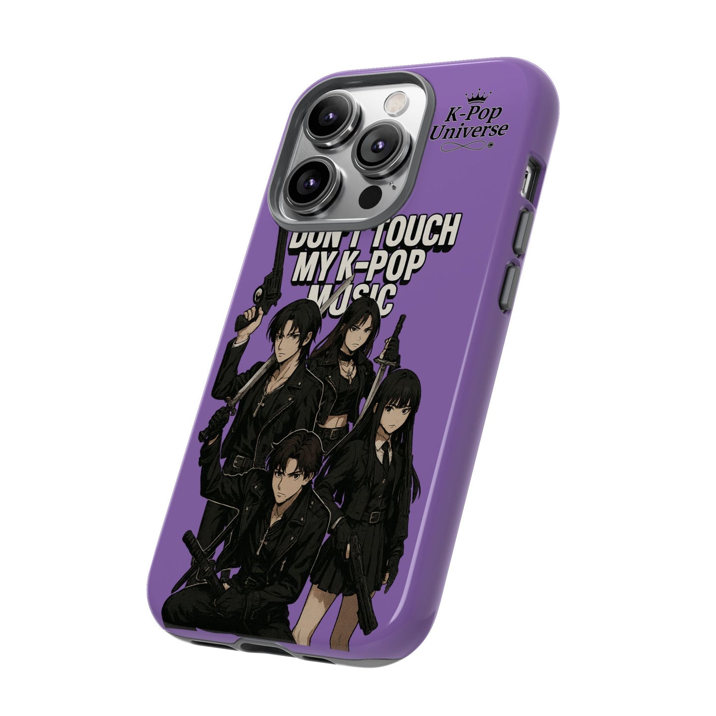 K-Pop Phone Case, Don't Touch My K-Pop Music Cover, Gift for Fans, Cute K-Pop Merchandise, Trending Phone Accessories