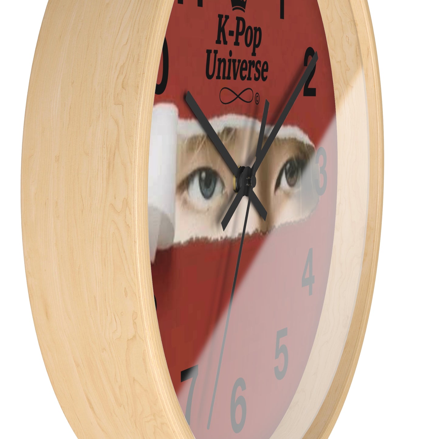 K-Pop Universe Wall Clock, K-Pop Decor, Unique Gift, Home Decoration, Music Lover Accessory, Trendy Wall Art, Kim TAEHYUNG/BTS