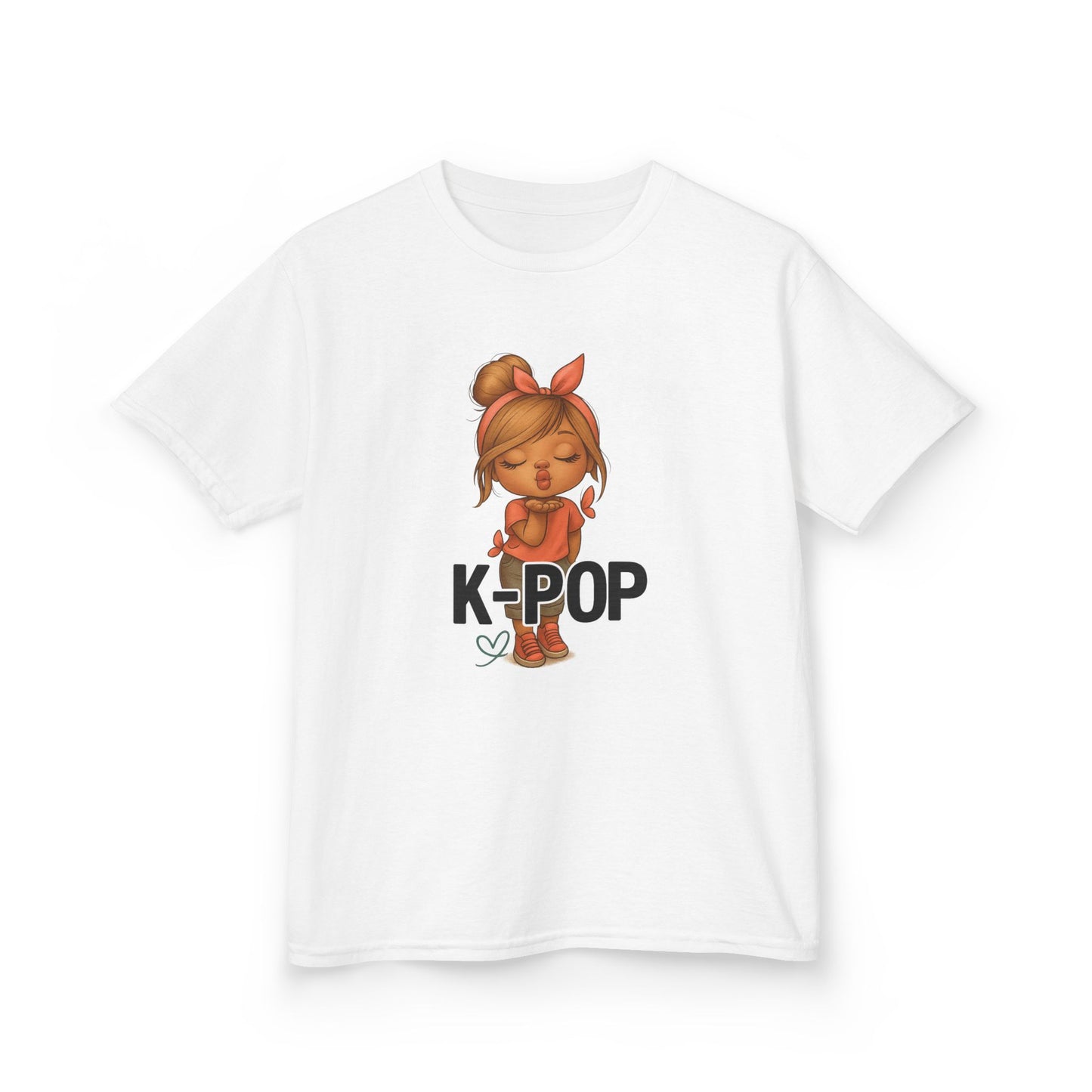 K-Pop Kids Tee, Comfortable Cotton T-Shirt for Young Fans, Cool Gift for Birthdays, Music Lovers, Fun Fashion for Summer
