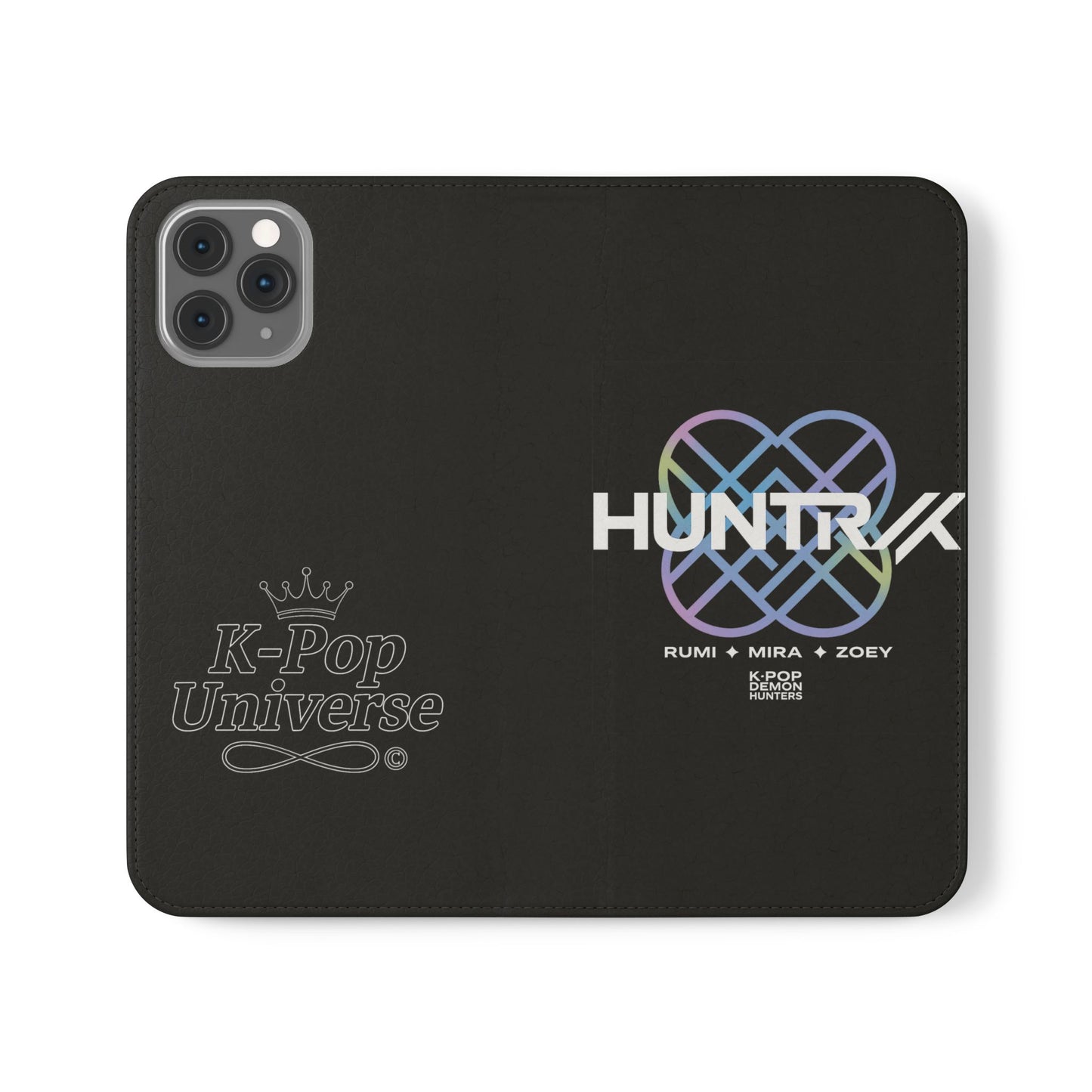 LIMITED EDITION❗K-Pop Universe Flip Cases - Stylish Phone Wallet, Perfect for Fans, Gift for Music Lovers, Trendy Accessory, Smartphones, Huntrax, K-POP demon hunters, k-pop universe