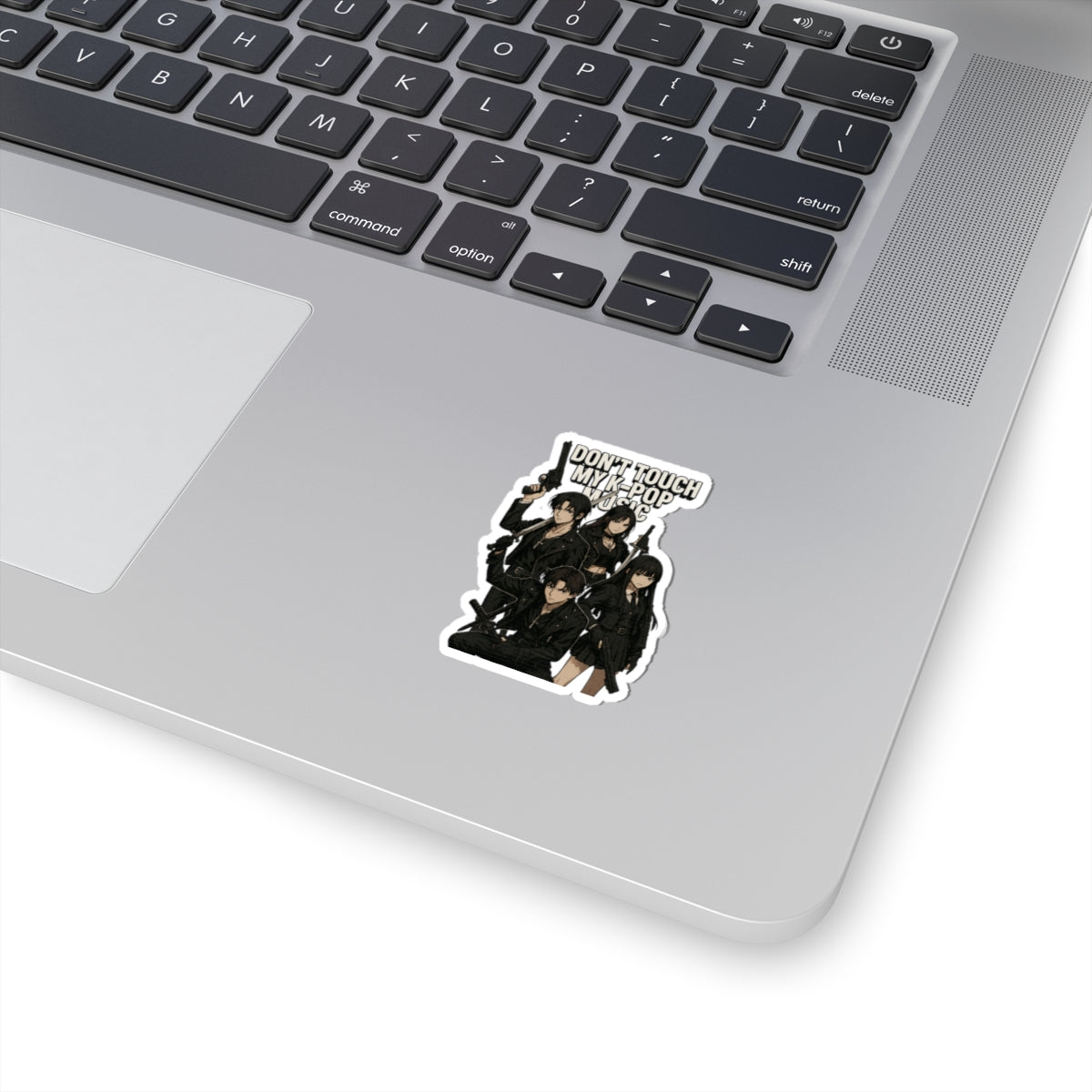 K-Pop Sticker Pack: Don't Touch My Music, Anime Aesthetic Decals, Laptop Stickers, K-Pop Fan Gifts, Music Lover Decor