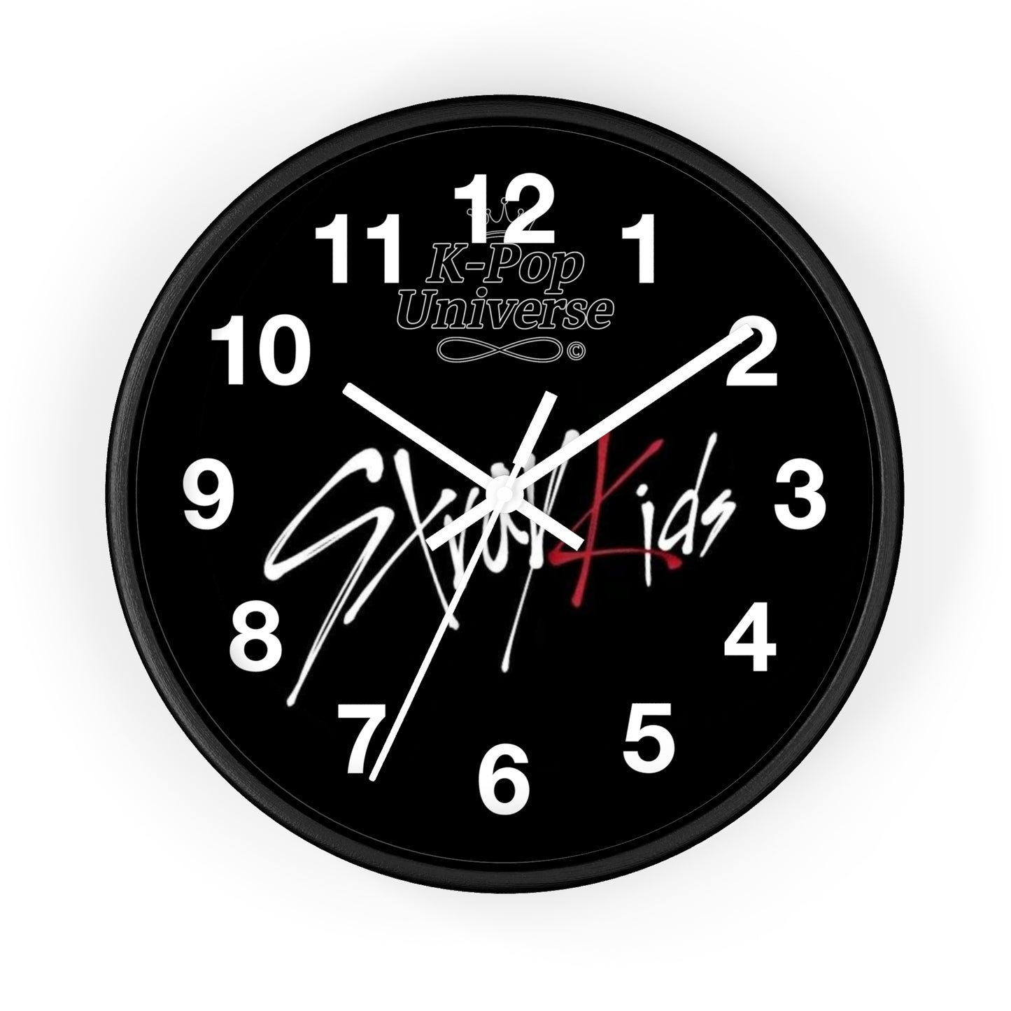 K-Pop Stray Kids Wall Clock, Unique Home Decor, Gift for Music Lovers, Cool Wall Art, Modern Timepiece, Fan Merchandise