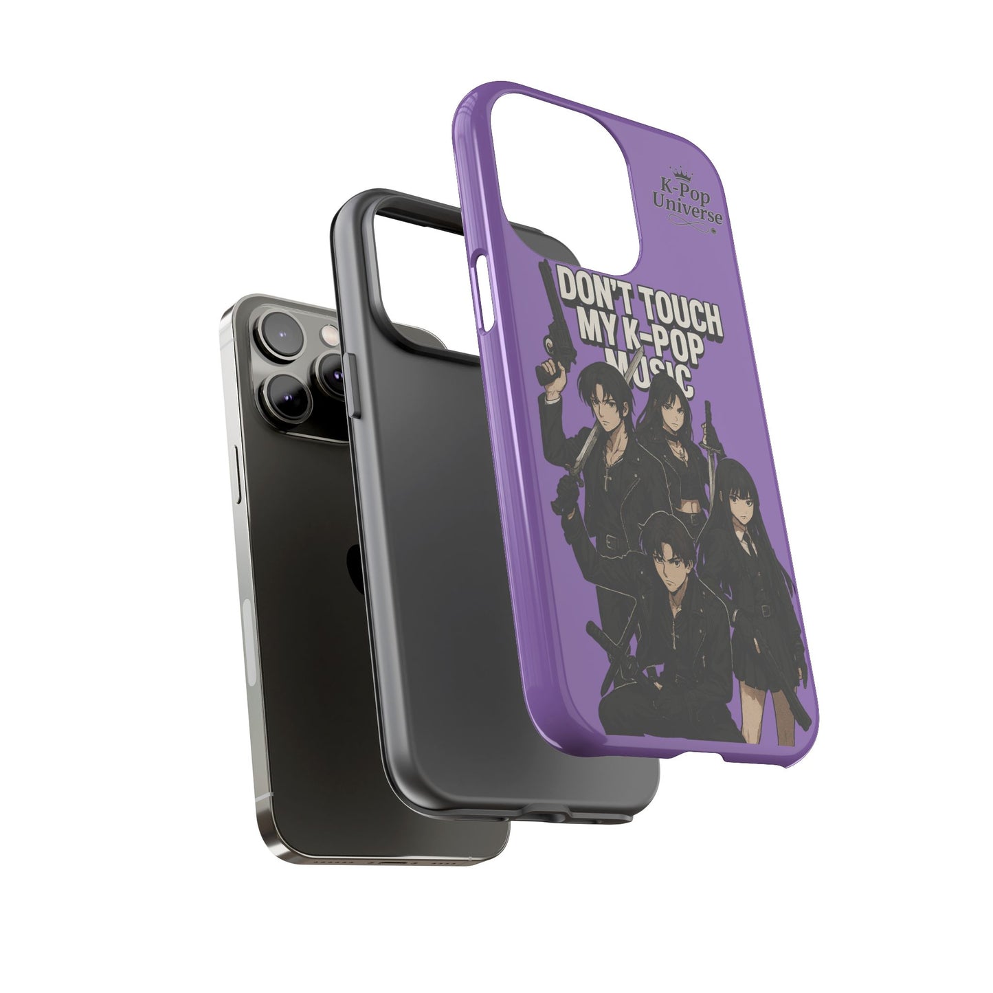 K-Pop Phone Case, Don't Touch My K-Pop Music Cover, Gift for Fans, Cute K-Pop Merchandise, Trending Phone Accessories