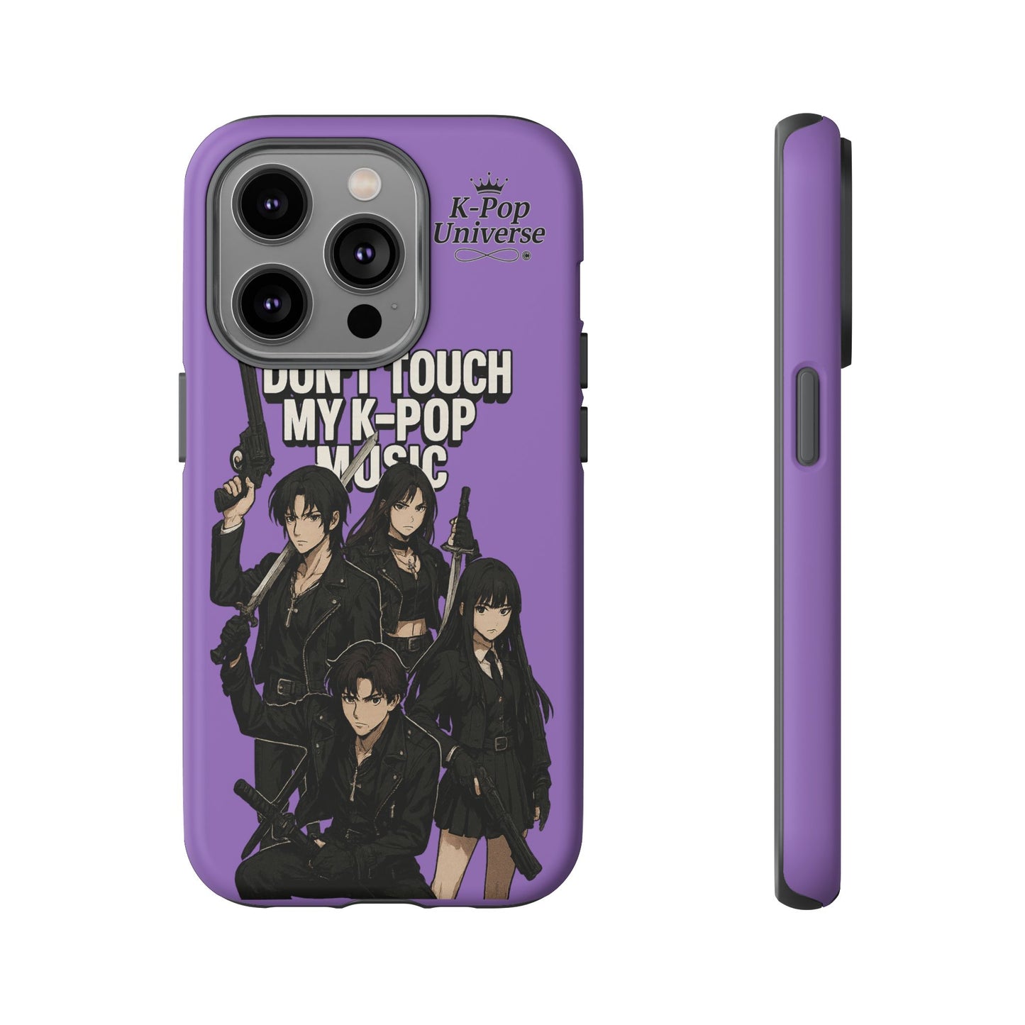 K-Pop Phone Case, Don't Touch My K-Pop Music Cover, Gift for Fans, Cute K-Pop Merchandise, Trending Phone Accessories