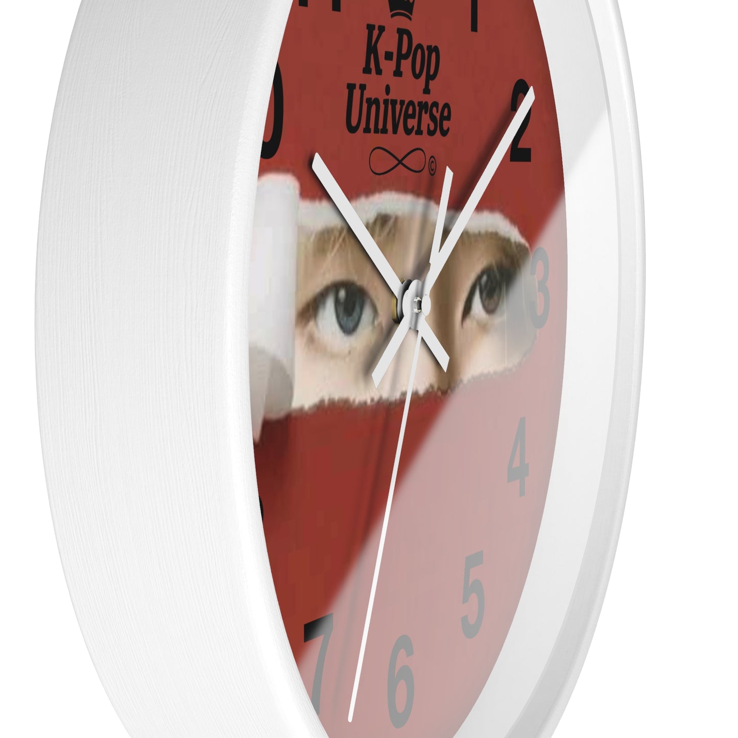 K-Pop Universe Wall Clock, K-Pop Decor, Unique Gift, Home Decoration, Music Lover Accessory, Trendy Wall Art, Kim TAEHYUNG/BTS