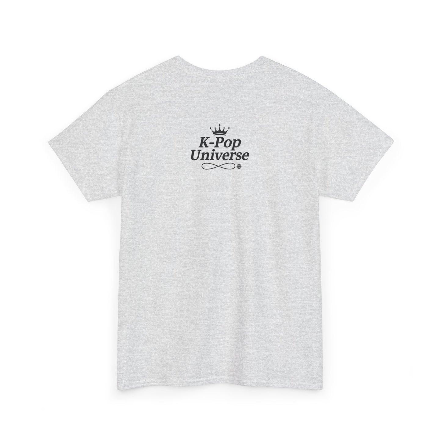 K-Pop Inspired Unisex Heavy Cotton Tee - Trendy Graphic Tee, Music Fan Shirt, Casual Wear, Gift for K-Pop Lovers