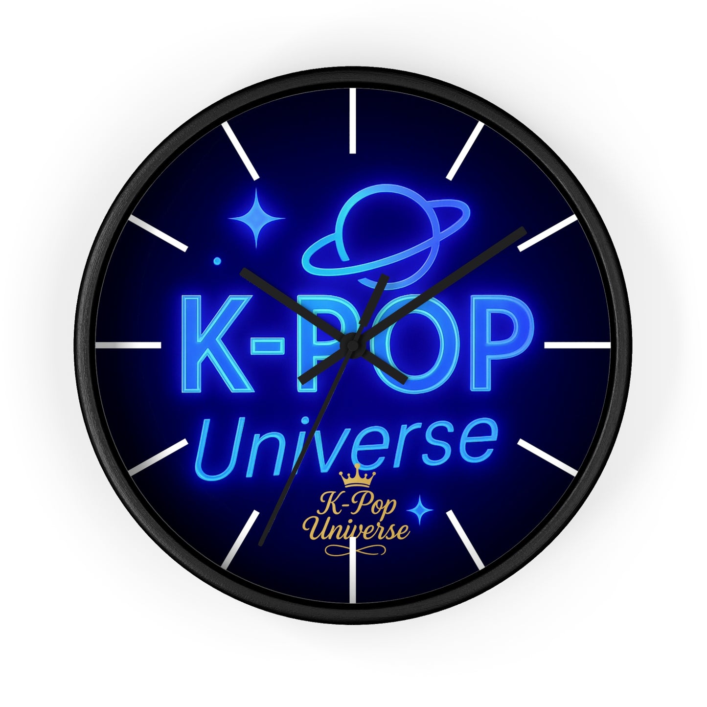 Wall ClockK-Pop Cat Acrylic Wall Clock, Cute Home Decor, Fun Wall Art, Unique Gift for Cat Lovers, K-Pop Fan Merchandise, Colorful Clock