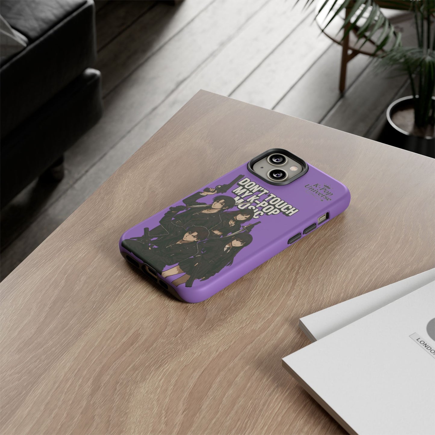K-Pop Phone Case, Don't Touch My K-Pop Music Cover, Gift for Fans, Cute K-Pop Merchandise, Trending Phone Accessories