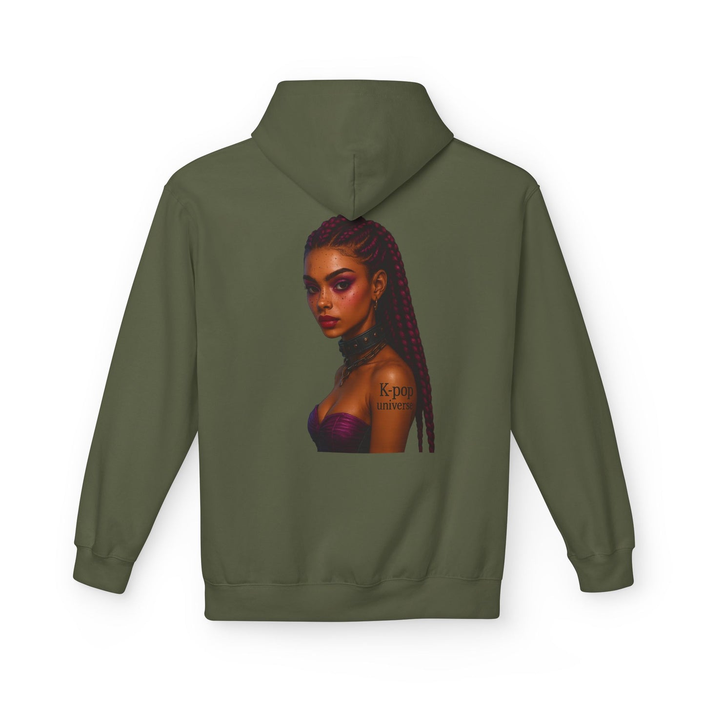 K-Pop Universe Stylish Unisex Fleece Hoodie | Cozy Concert Attire, Gift for Music Lovers, Casual Streetwear, Festival Outfit, Trendy Apparel