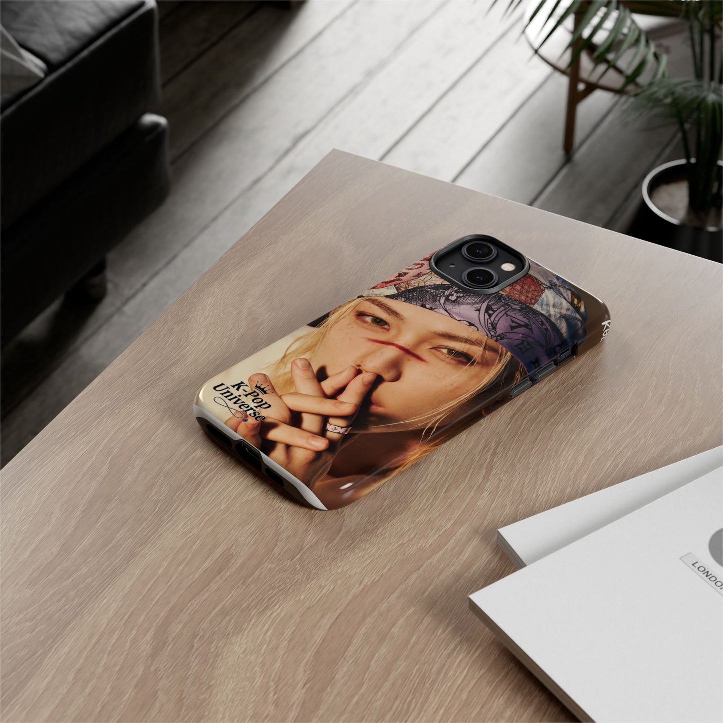 K-Pop Tough Phone Case, Stylish K-Pop Accessory, Trendy Gift for Fans, Birthday Present, Unique Phone Case Design