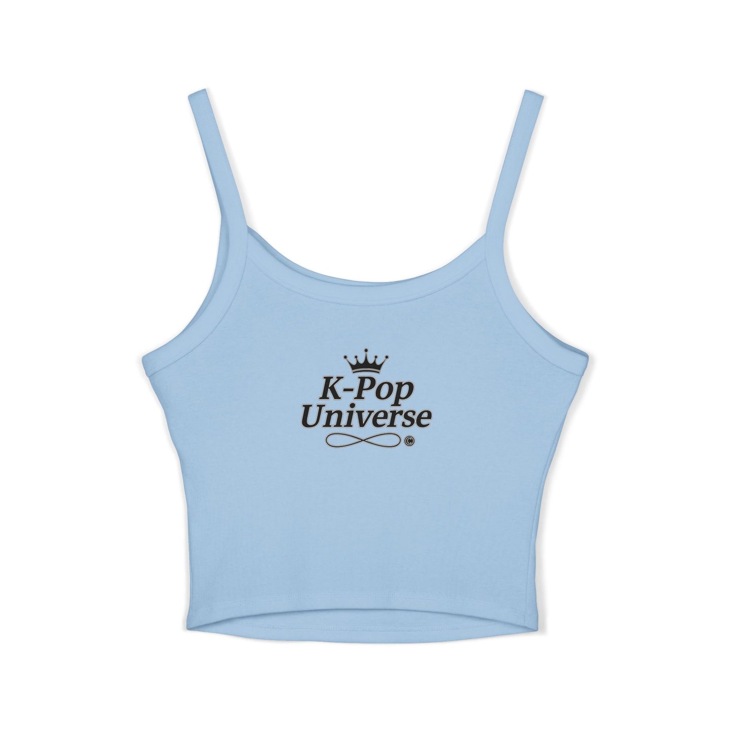 K-Pop Inspired Women's Spaghetti Strap Tank Top, Summer Fashion, Music Lover Gift, Festival Wear, Trendy Tops