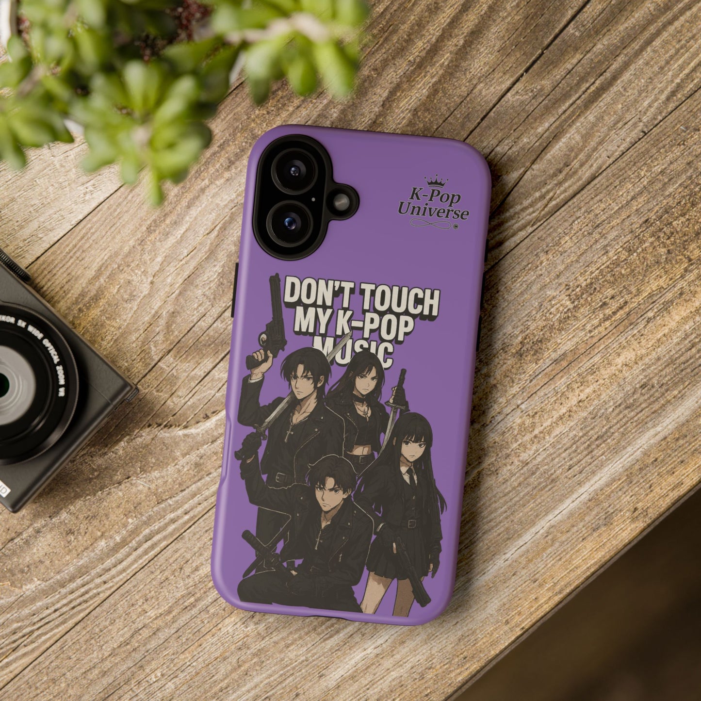 K-Pop Phone Case, Don't Touch My K-Pop Music Cover, Gift for Fans, Cute K-Pop Merchandise, Trending Phone Accessories