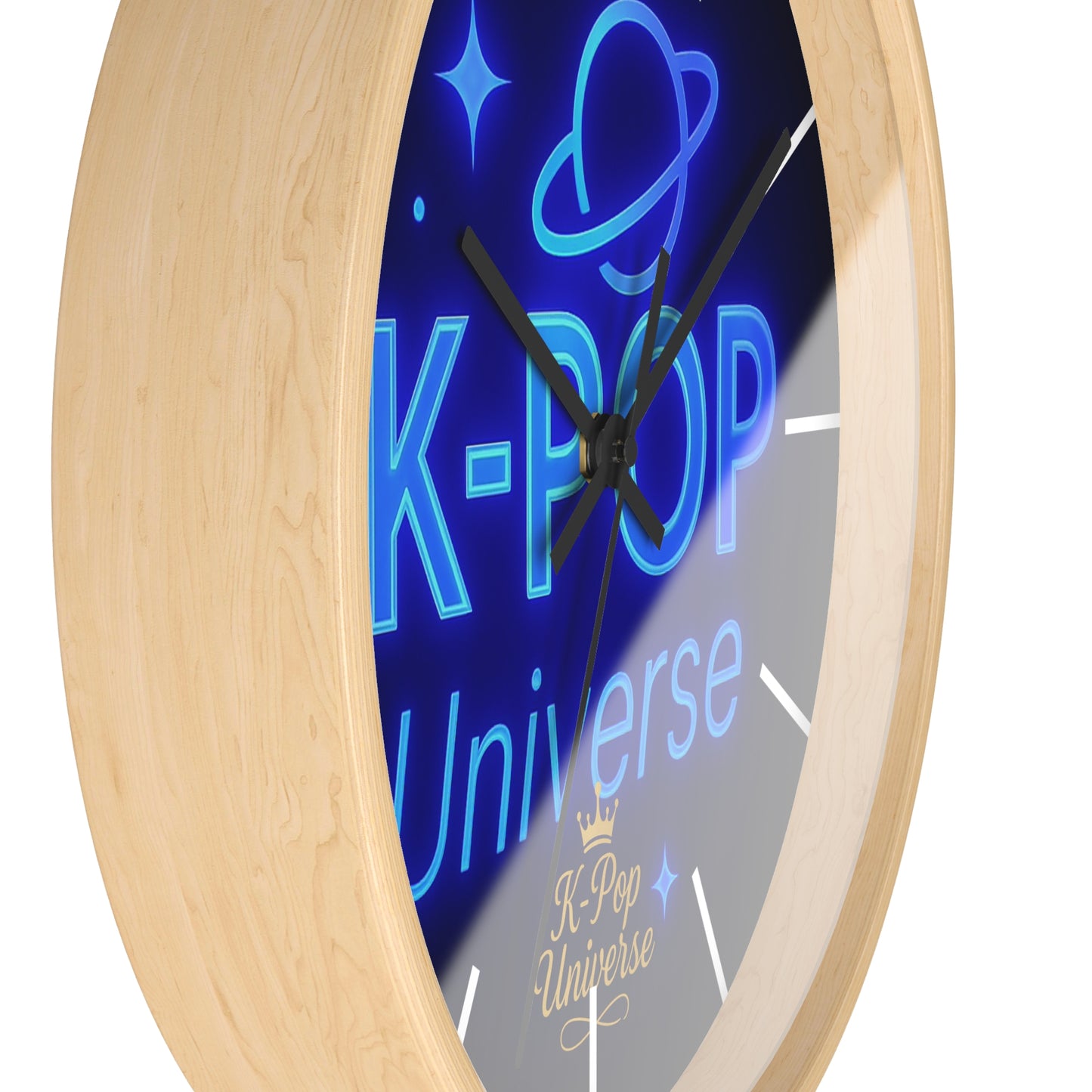 Wall ClockK-Pop Cat Acrylic Wall Clock, Cute Home Decor, Fun Wall Art, Unique Gift for Cat Lovers, K-Pop Fan Merchandise, Colorful Clock