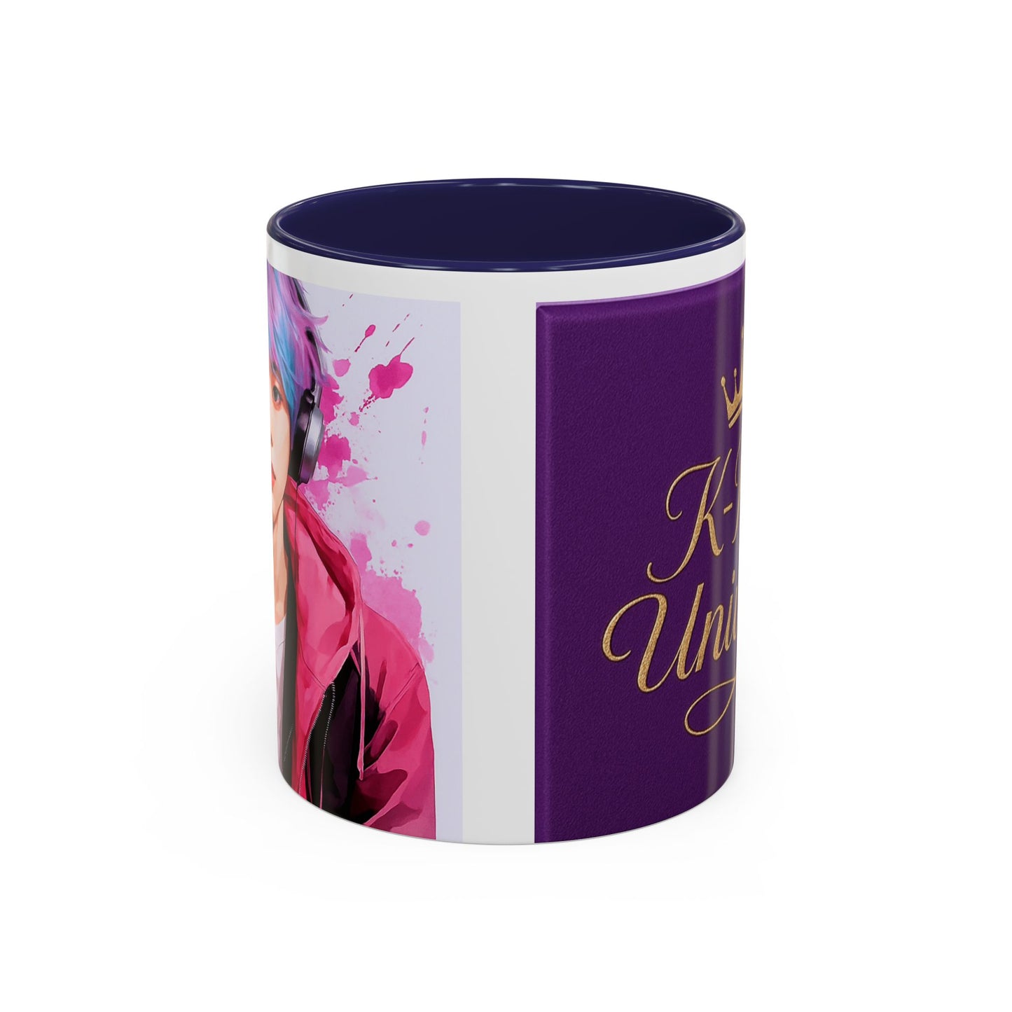 K-Pop Universe Accent, Double face,Coffee Mug - Perfect Gift for Fans, Unique Collectible, Music Lover's Mug, Trendy Drinkware, Birthday Present